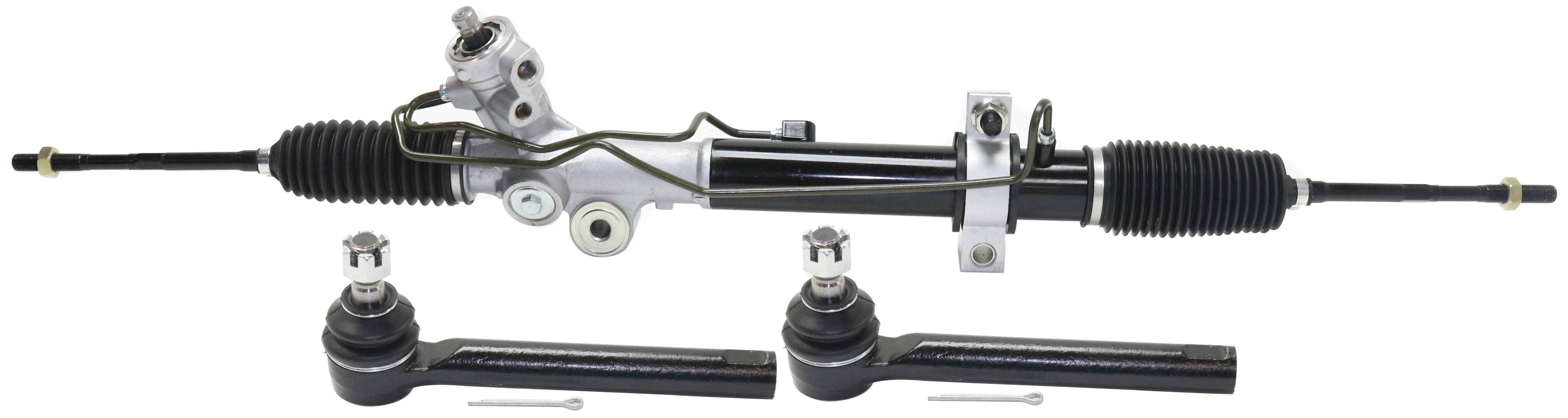 AM MURANO 05-07 STEERING RACK 3 pc kit w Tie Rod Ends SKU KIT 101117-82 OEM 48520CB025 D8520CB025