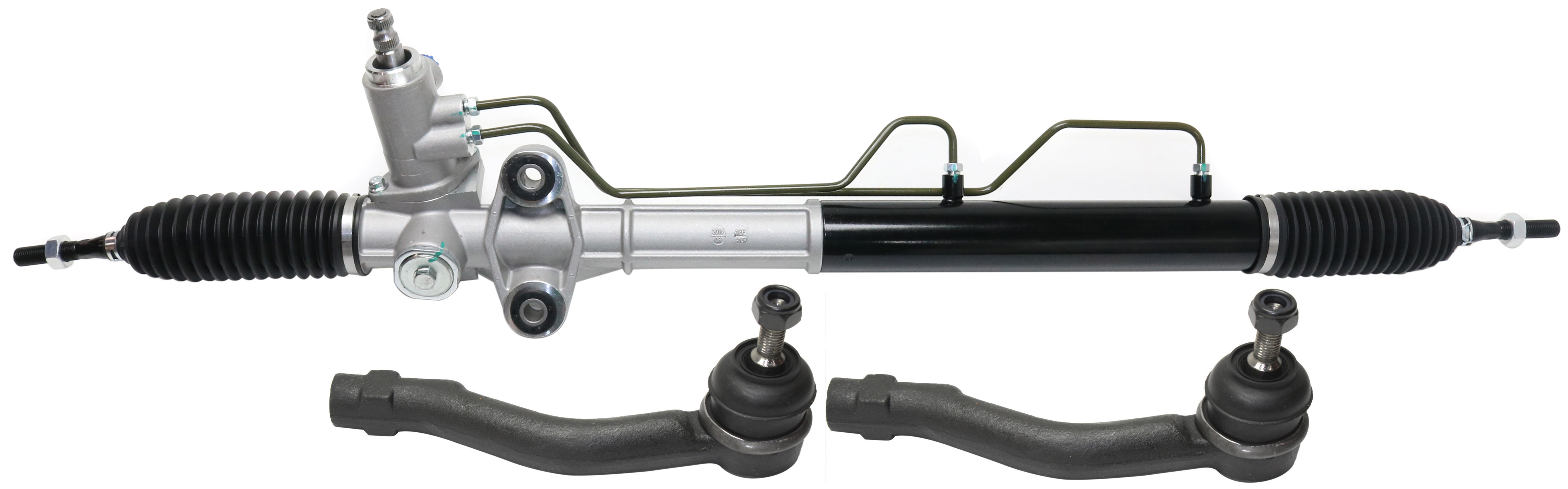 AM SONATA 99-05 MAGENTIS OPTIMA 01-06 STEERING RACK 3 pc kit w Tie Rod Ends SKU KIT 101117-90 OEM 1014989-2693235-4011898-401215