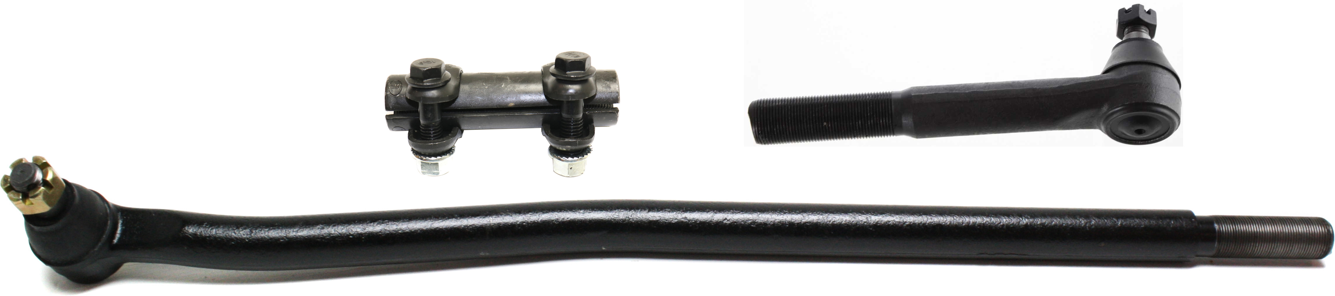 AM F SERIES SUPER DUTY PICKUP 99-04 EXCURSION 00-05 FRONT TIE ROD RH AND LH Inner 3 pc Kit with Tie Rod Adjusting Sleeve SKU KIT 101212-01 OEM 2696087-4101065-4101065B 45A30