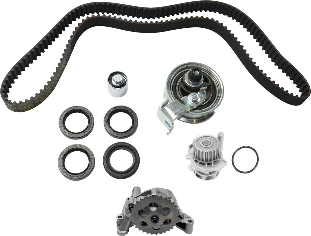 AM BEETLE 99-05 TT QUATTRO 00-06 TIMING BELT KIT 3 pc kit with Oil Pump and Water Pump SKU KIT 101217-15