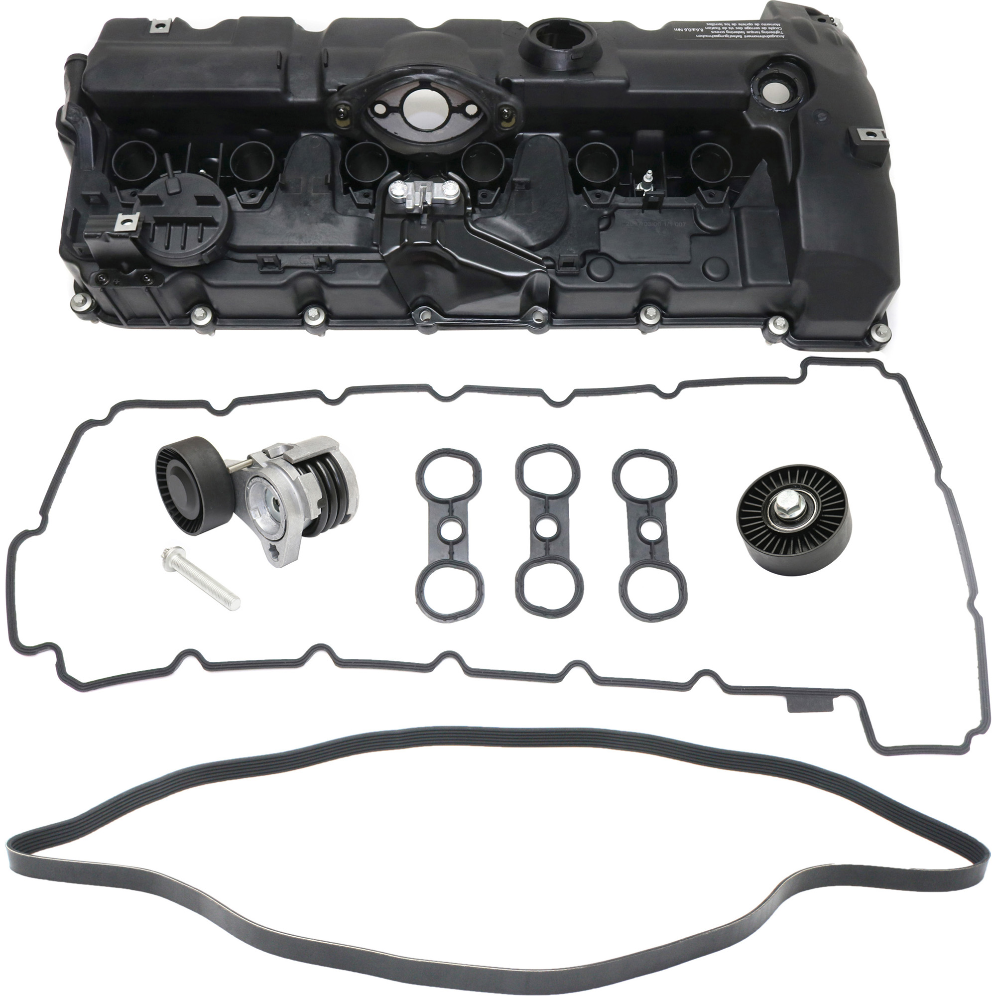 AM 3 SERIES 06-13 TIMING BELT KIT 4 pc Kit with Drive Belt Timing Belt Idler Pulley Timing Belt Tensioner and Valve Cover SKU KIT 101217-18 OEM 200691-276793-1060785-1408994