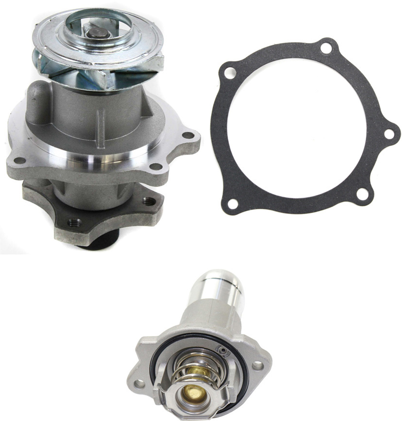 AM COLORADO CANYON 04-12 WATER PUMP 2 pc kit w Thermostat Housing SKU KIT 101217-41 OEM 19234-20330-21097-41122-58588