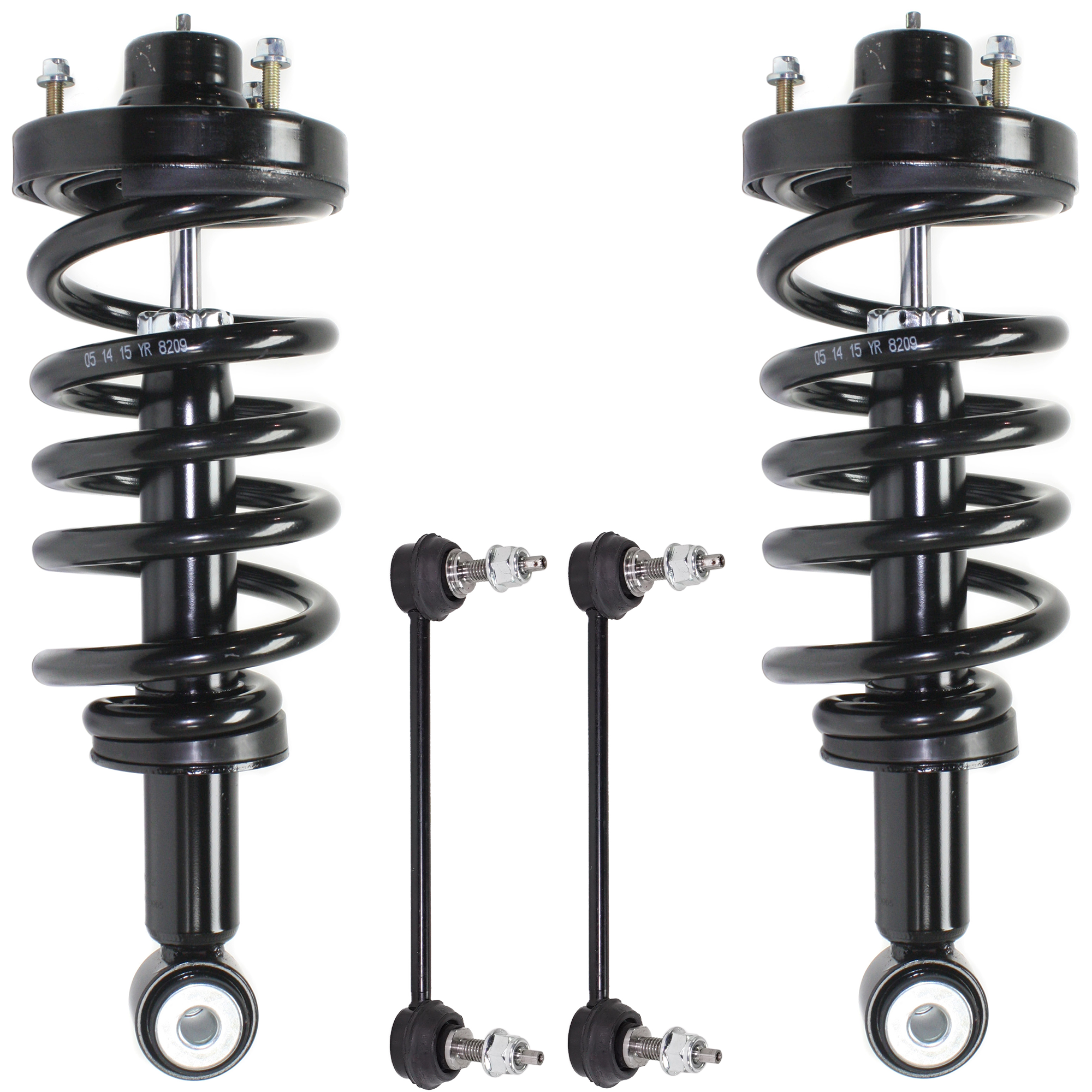 AM EXPEDITION NAVIGATOR 07-17 REAR SUSPENSION KIT RH AND LH 4 pc kit with Loaded Struts and Sway Bar Links SKU KIT 101322-03 OEM 7L1Z18124C AL1Z18125A L1Z5K484