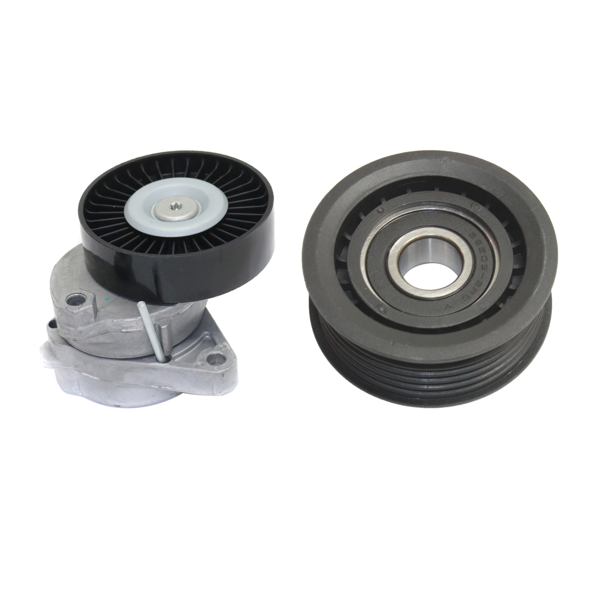 AM CL500-98-06 SLK CLASS 01-10 ACCESSORY BELT TENSIONER KIT 2 pc kit with Accessory Belt Tension Pulley Accessory Belt Tensioner SKU KIT 101415-10 OEM 1122000970-5096525AA