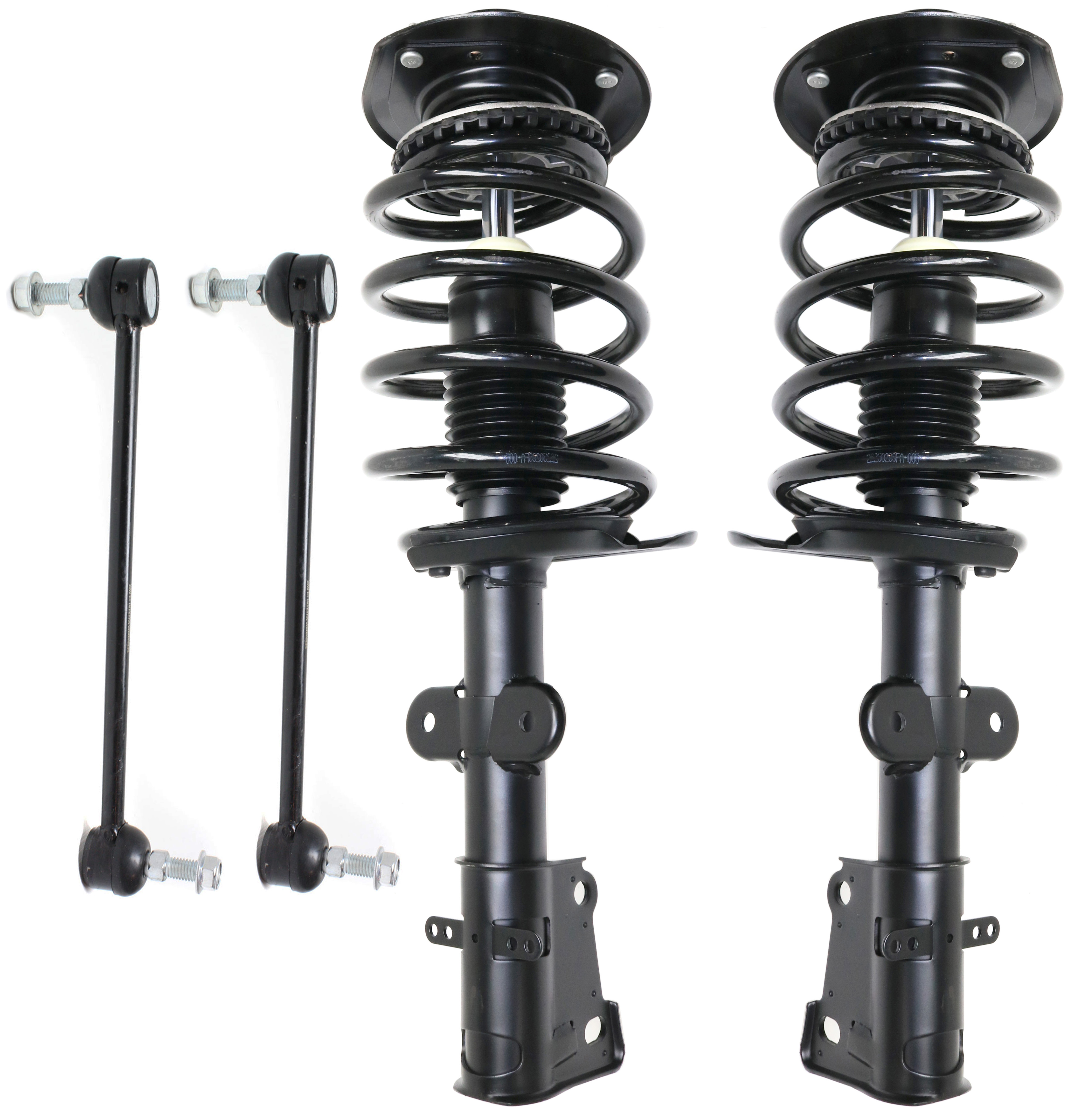 AM PACIFICA 04-08 FRONT SUSPENSION KIT RH AND LH 4 pc kit with Loaded Struts and Sway Bar Links SKU KIT 101717-83 OEM 4725865AD 4766854AB 4725865AA