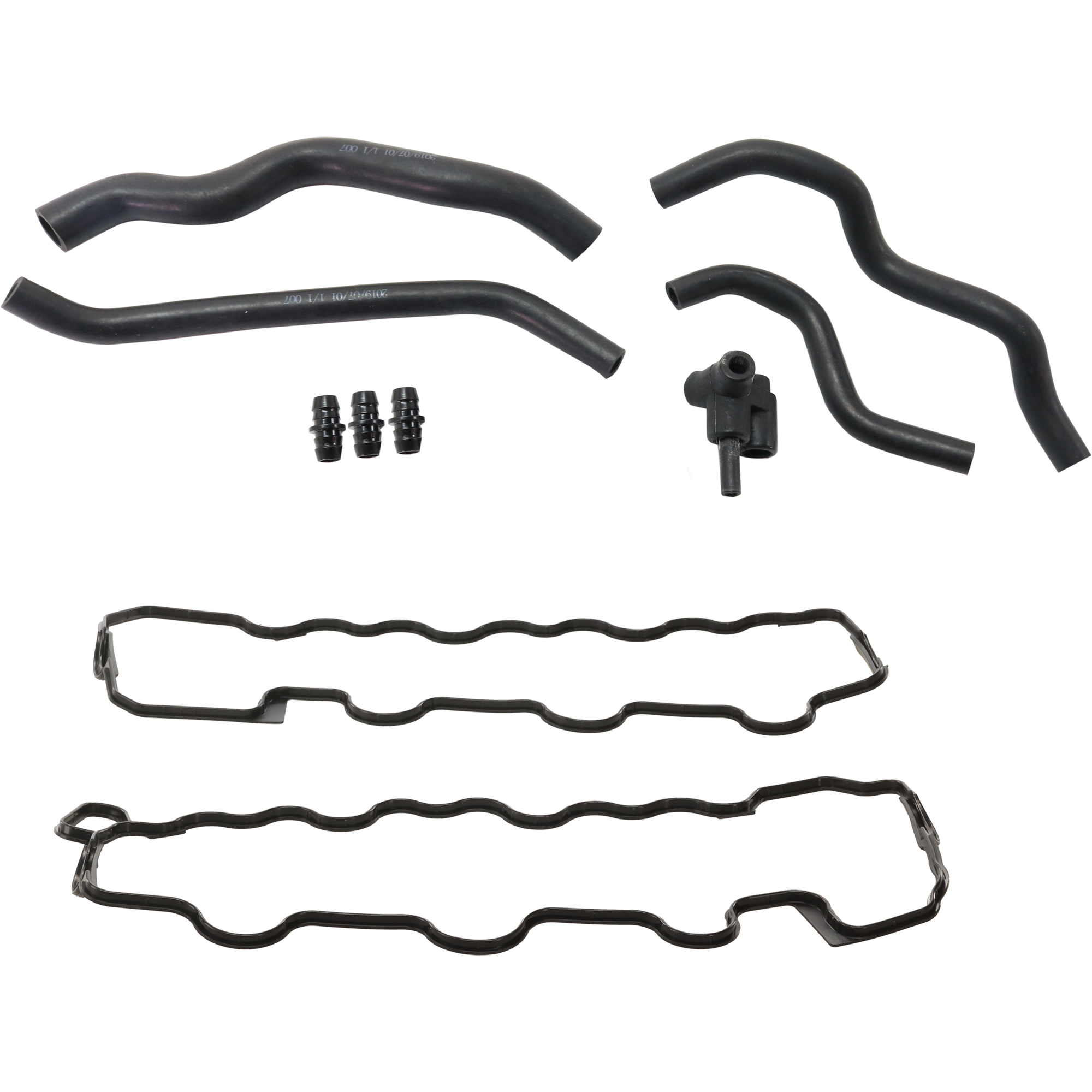 AM CLK320 E320-98-05 VALVE COVER GASKET SET w Breather Hose 8 PIECE KIT Includes 4 Hoses and 4 Connectors SKU KIT 101719-01G OEM 151072601 VS50432 VS50432SL VS