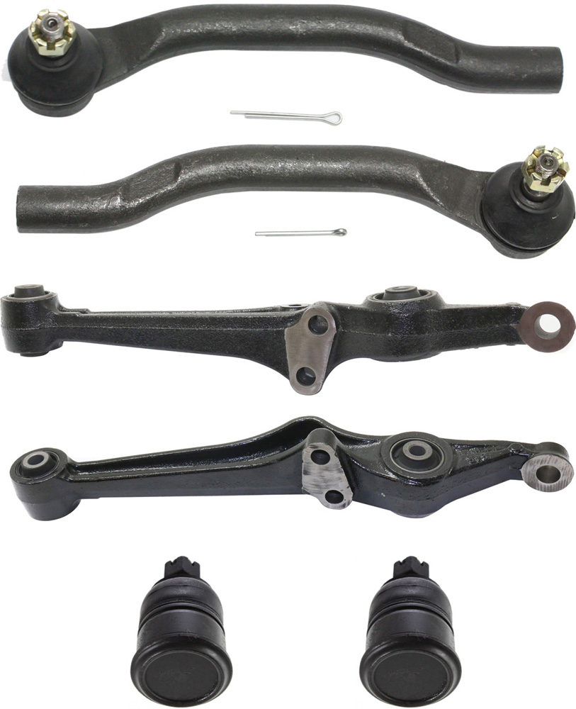 AM ACCORD 98-02 TL 99-03 FRONT CONTROL ARM KIT RH AND LH Lower 6 pc kit with Ball Joints and Tie Rod End SKU KIT 101817-13 OEM 104170-254006-1014102-2601353