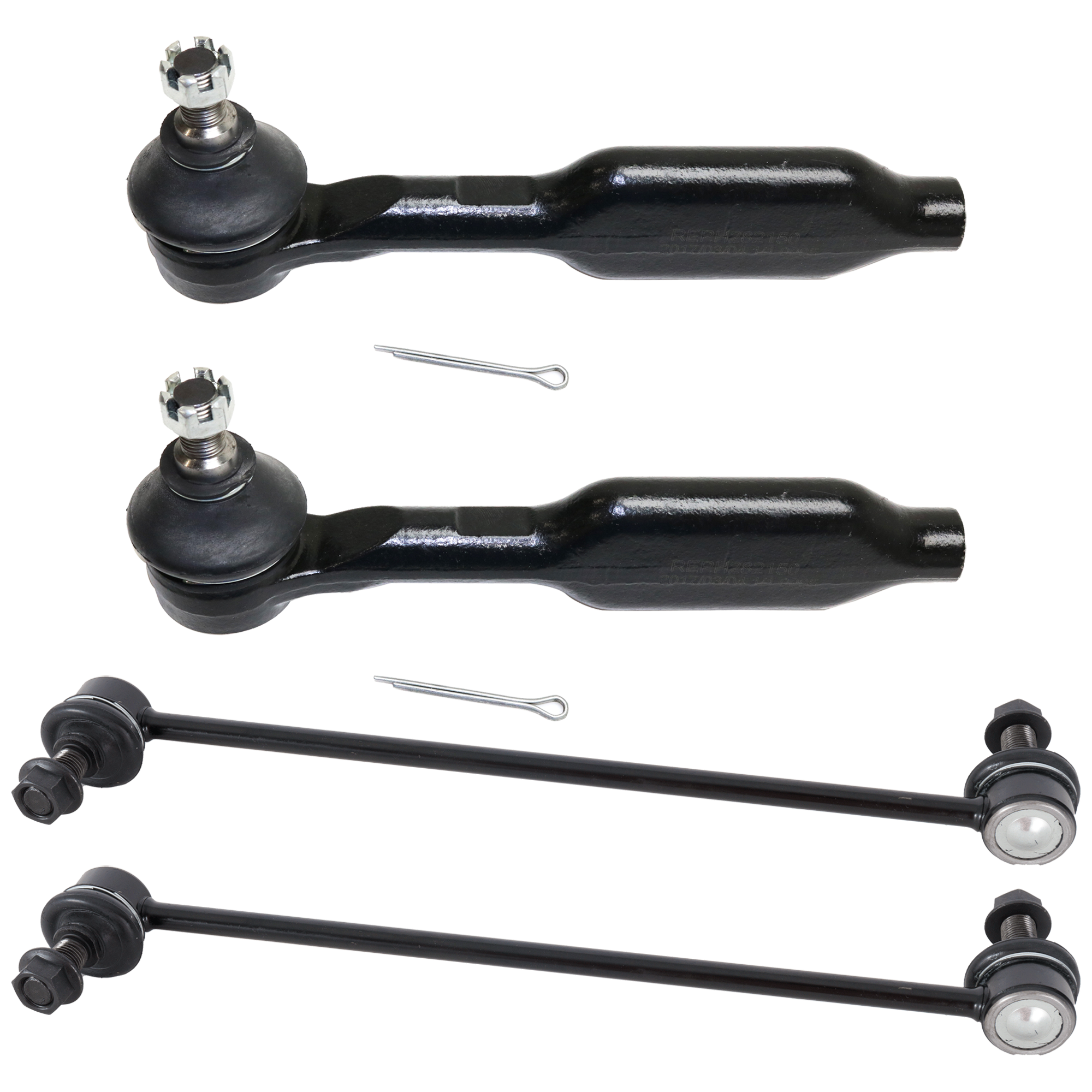 AM ODYSSEY 05-09 FRONT SUSPENSION KIT RH AND LH 4 pc Kit with Sway Bar Links and Tie Rod Ends SKU KIT 101817-52 OEM 51320SHJA02-53540SHJA51