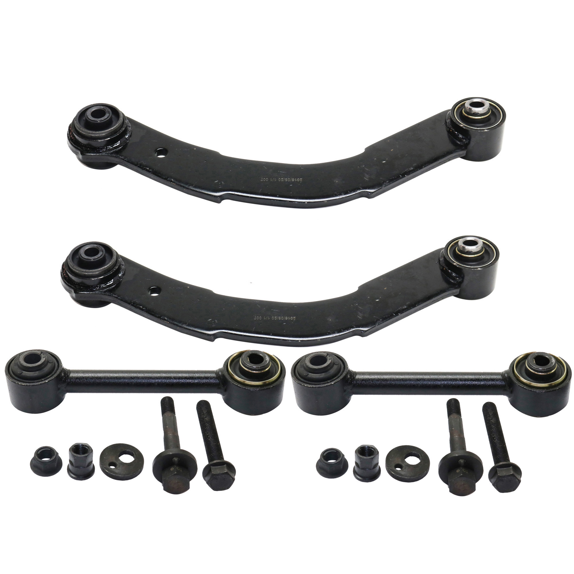 AM COMPASS PATRIOT 07-17 REAR REAR CONTROL ARM KIT RH AND LH Upper w o ball joint s 4 pc Kit with Lateral Link SKU KIT 101914-01 OEM 5105271AC 5105271AA