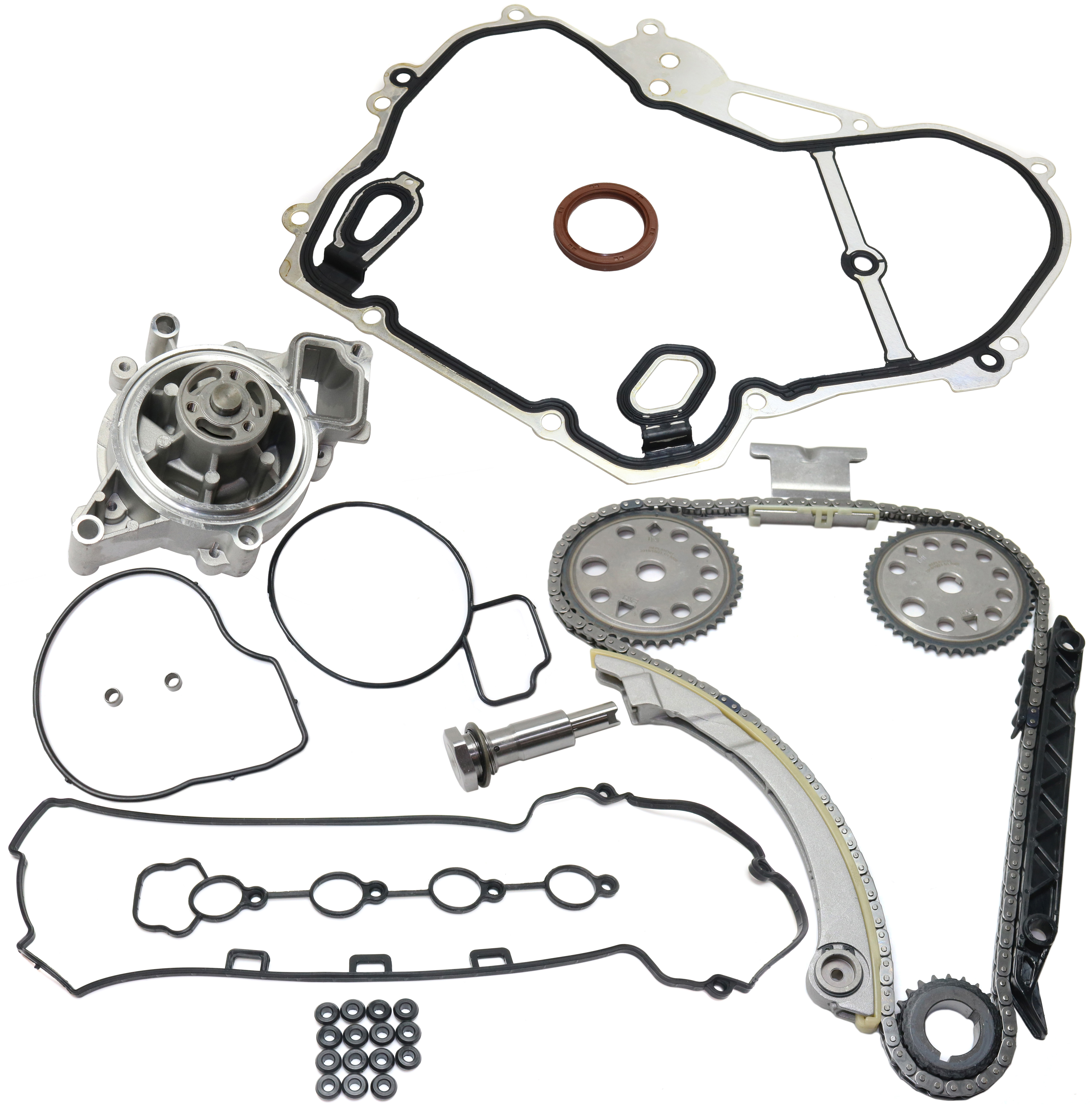 AM COBALT 06-10 TIMING CHAIN KIT 4 pc kit with Timing Cover Gasket Valve Cover Gasket and Water Pump SKU KIT 101917-25 OEM 151023301 JV5068-12598014-1510