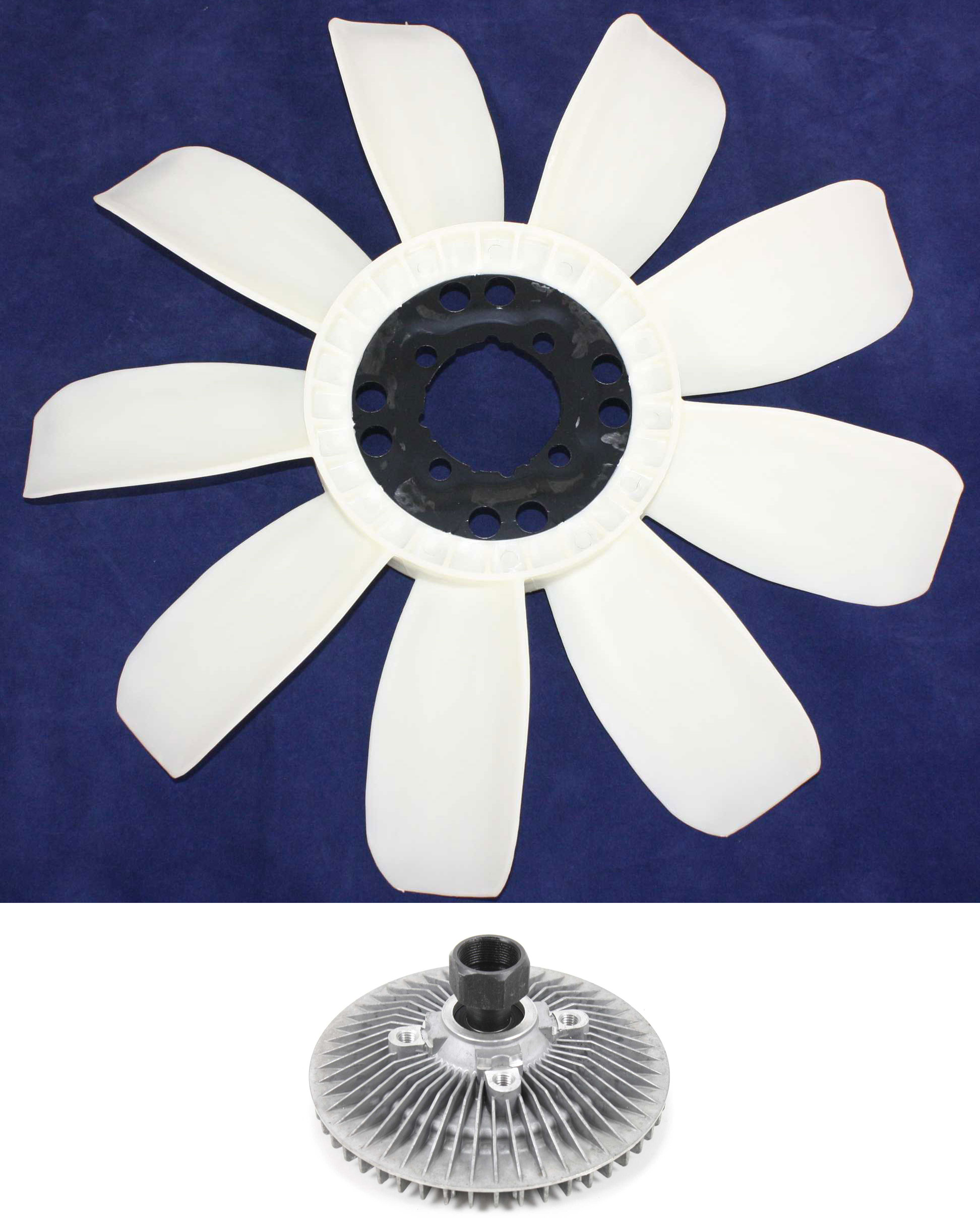 AM SUBURBAN 1500-00-04 SUBURBAN 2500-00-11 FAN CLUTCH 2 pc Kit with Fan Blade SKU KIT 101917-43 Partslink GM3112115 OEM 2744-22157-36945-067102-154558