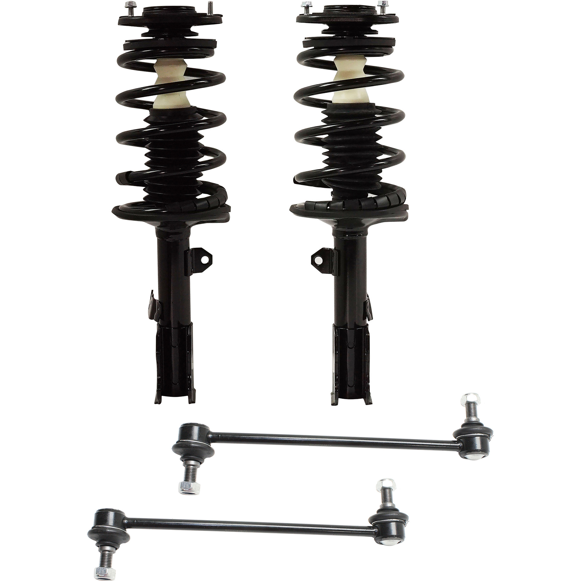 AM PRIUS 04-09 FRONT SUSPENSION KIT RH AND LH 4 pc kit with Loaded Strut and Sway Bar Link SKU KIT 101922-01 OEM 172357-182357-869214-501723579