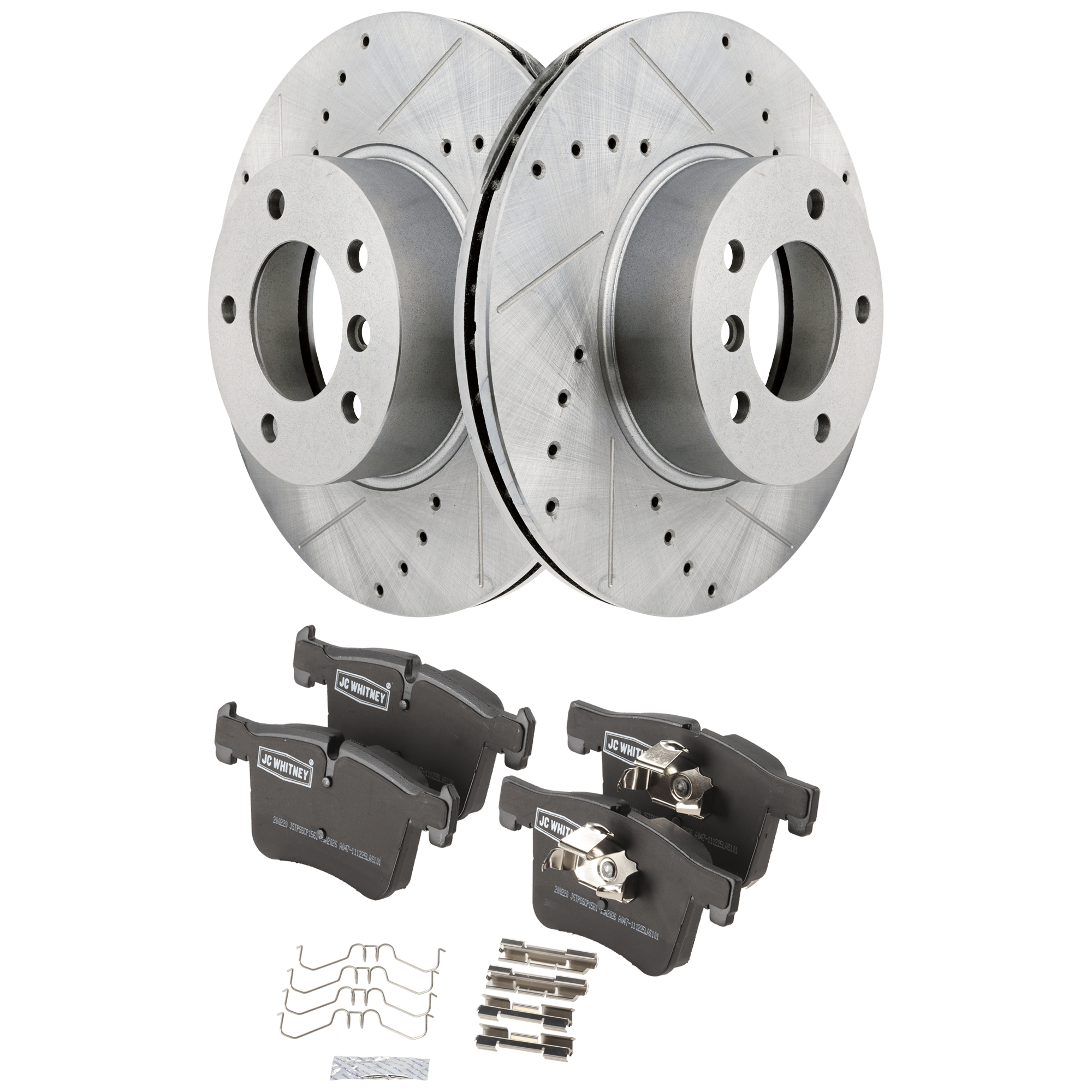 AM Brake Disc and Pad Kit SKU KIT 102425 GD018 OEM 34390-45518-850059-900780-9806