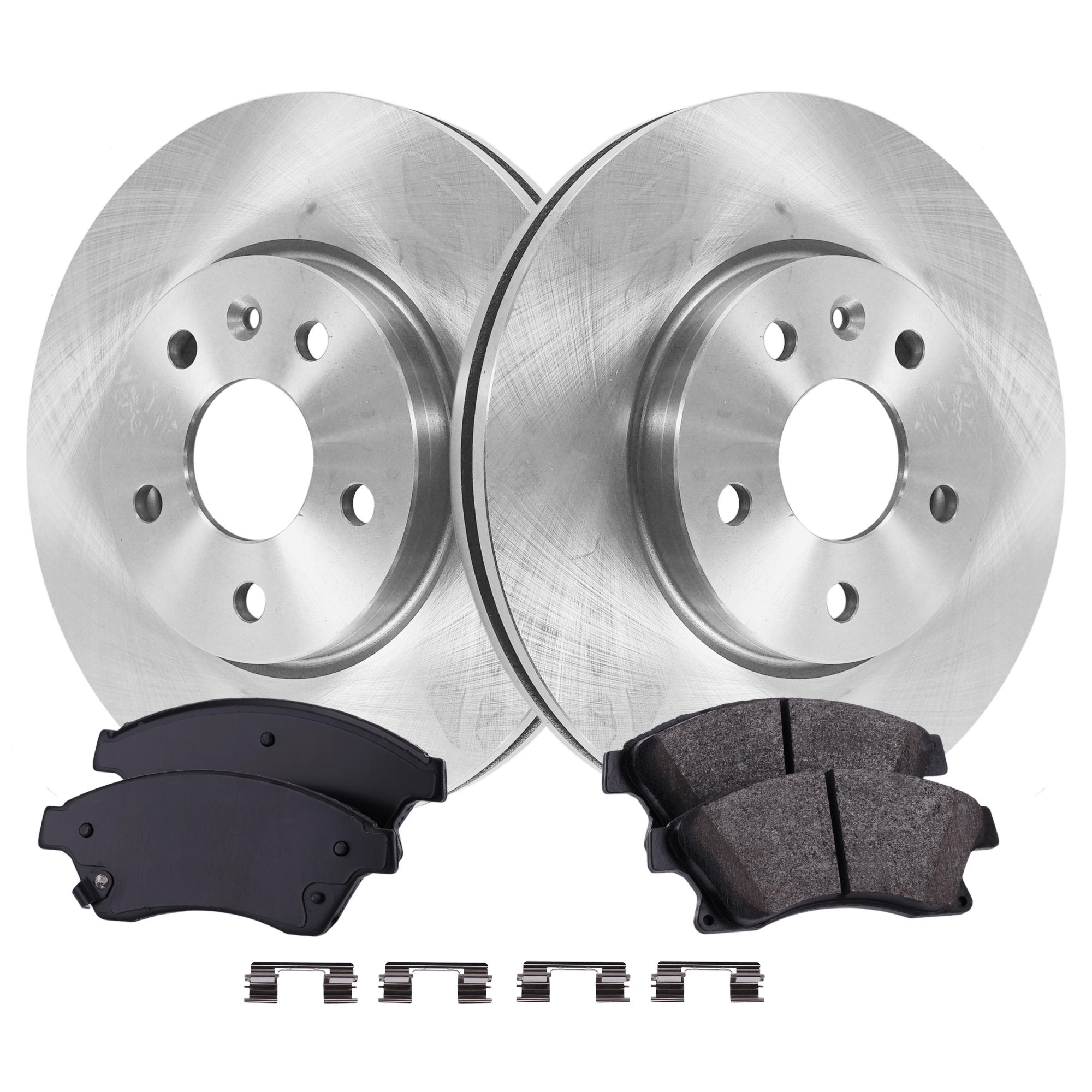 AM CRUZE 11-15 SONIC 12-17 FRONT BRAKE DISC AND PAD KIT 2 Wheel Set SKU KIT 102425 GD054 OEM 13356286-13412807-42570931