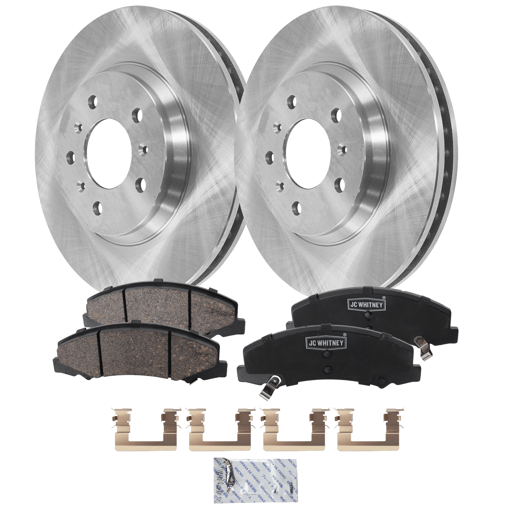 AM LUCERNE 06-11 FRONT BRAKE DISC AND PAD KIT 2 Wheel Set SKU KIT 102425 GD065 OEM 15251335-25955931-20879454-231