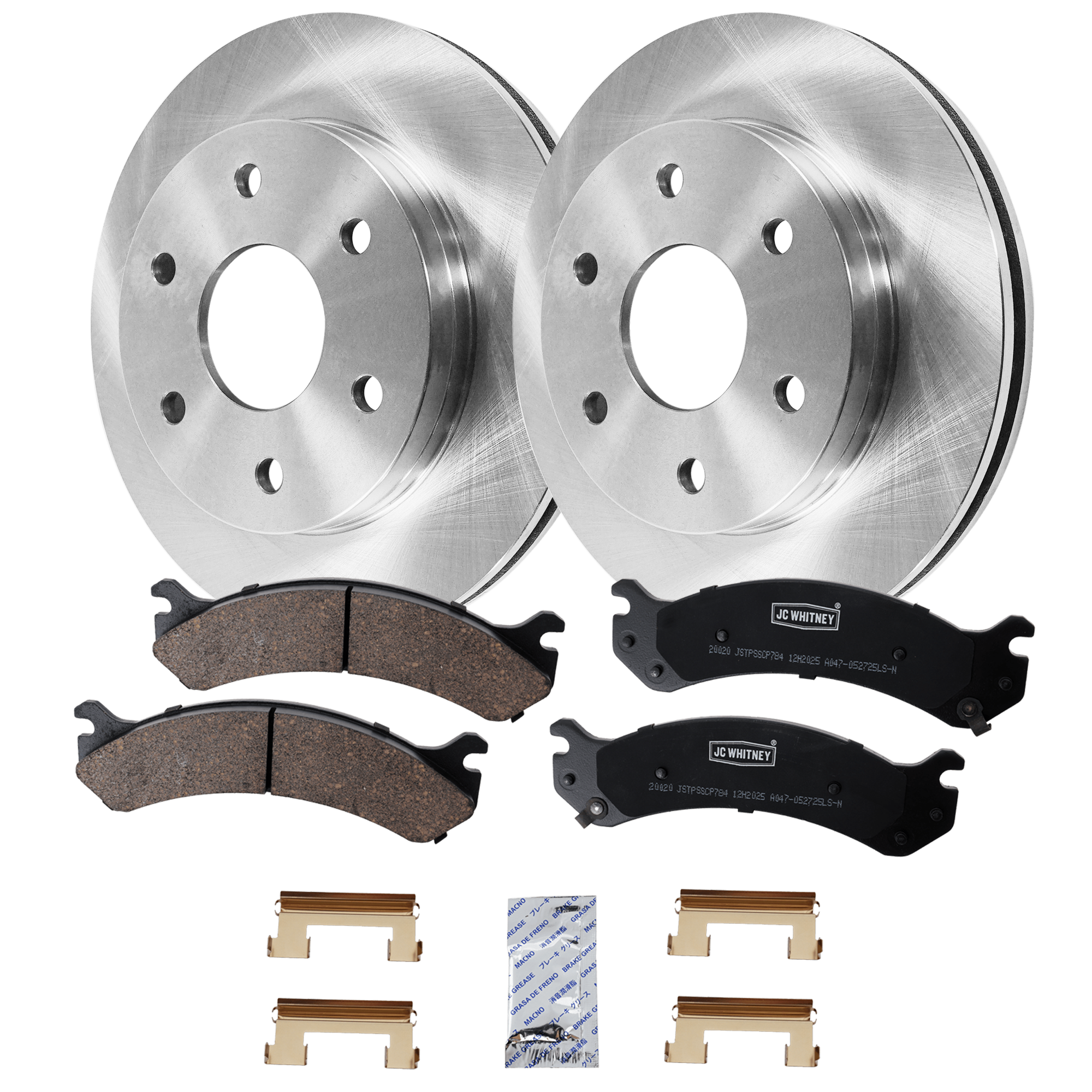 AM EXPRESS 2500-03-06 FRONT BRAKE DISC AND PAD KIT 2 Wheel Set SKU KIT 102425 GD082 OEM 18060214-15716362-19241877-192