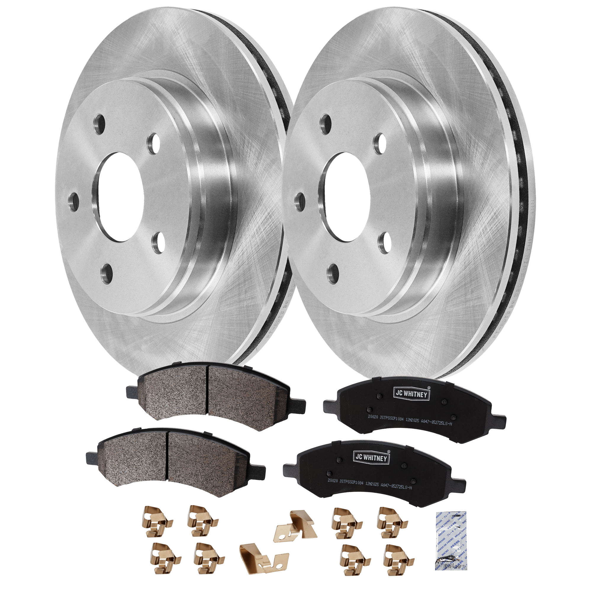 AM ASPEN 07-09 FRONT BRAKE DISC AND PAD KIT 2 Wheel Set SKU KIT 102425 GD126 OEM 52010080AA 52010080AE 5143350A