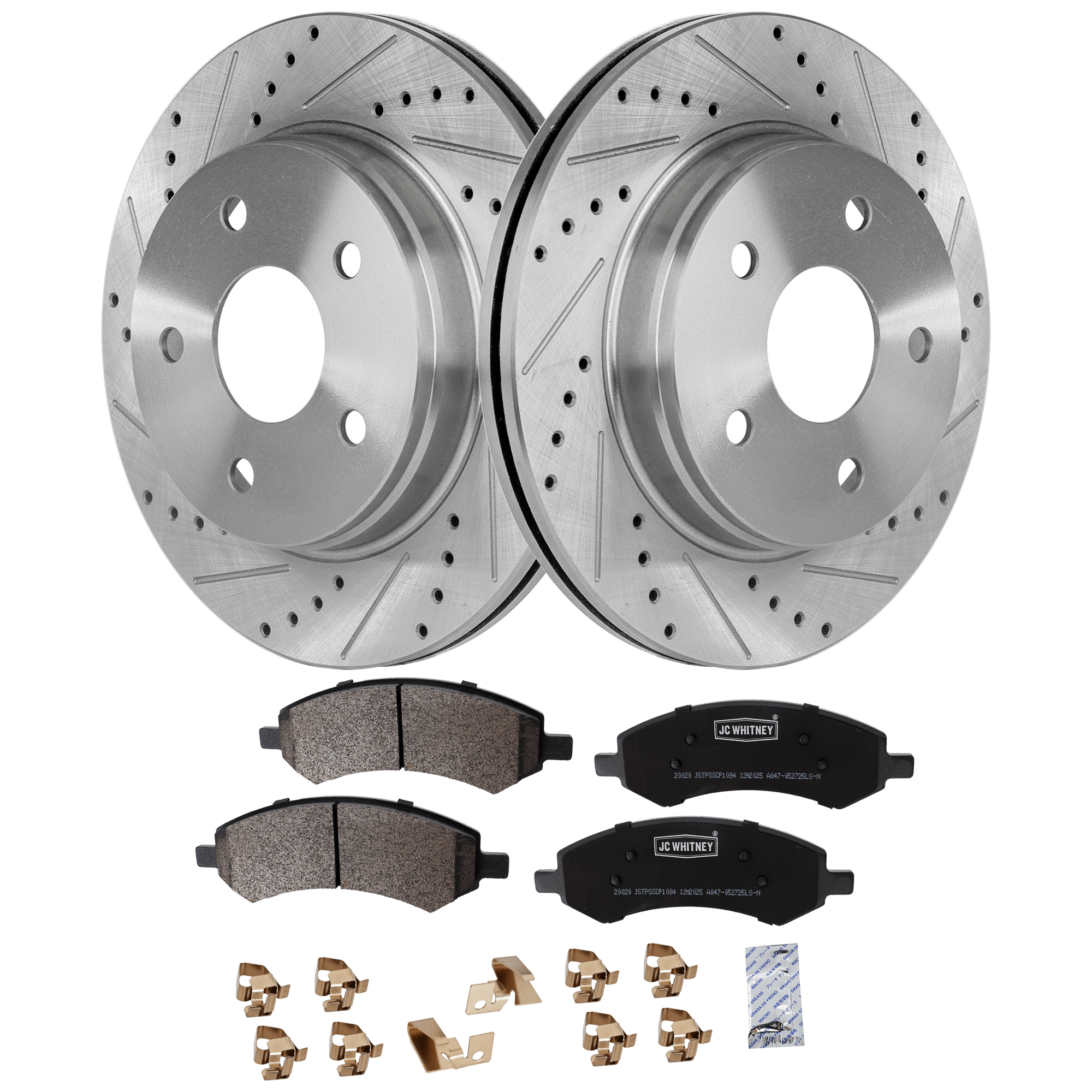 AM ASPEN 07-09 FRONT BRAKE DISC AND PAD KIT 2 Wheel Set SKU KIT 102425 GD130 OEM 2414-19966-53005-145381-491190