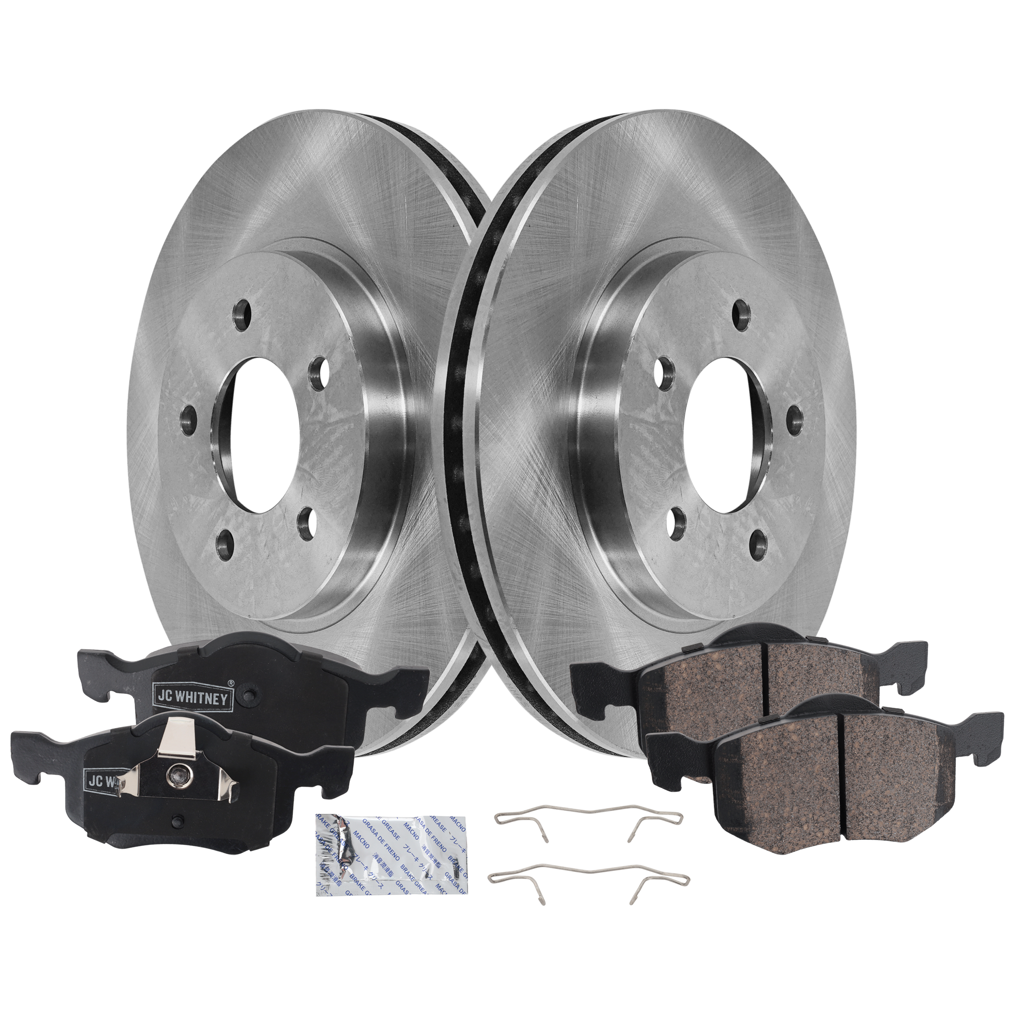 AM ESCAPE MARINER 05-07 FRONT BRAKE DISC AND PAD KIT 2 Wheel Set SKU KIT 102425 GD153 OEM 5L8Z1125AA 5U2Z1V125AB 1U2Z2V0