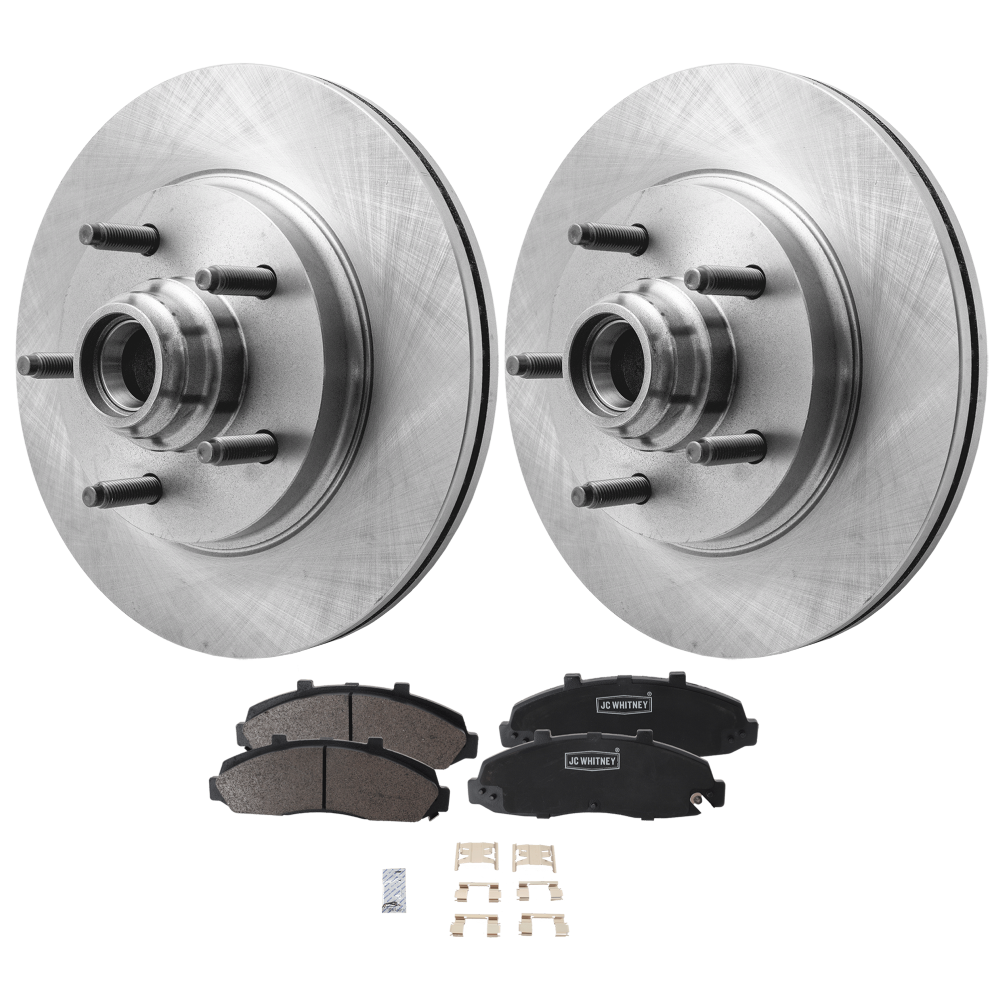 AM BLACKWOOD 02-02 F 150-00-03 FRONT BRAKE DISC AND PAD KIT 2 Wheel Set SKU KIT 102425 GD178 OEM YL3Z1102AA F65Z2001AA F6SZ2001
