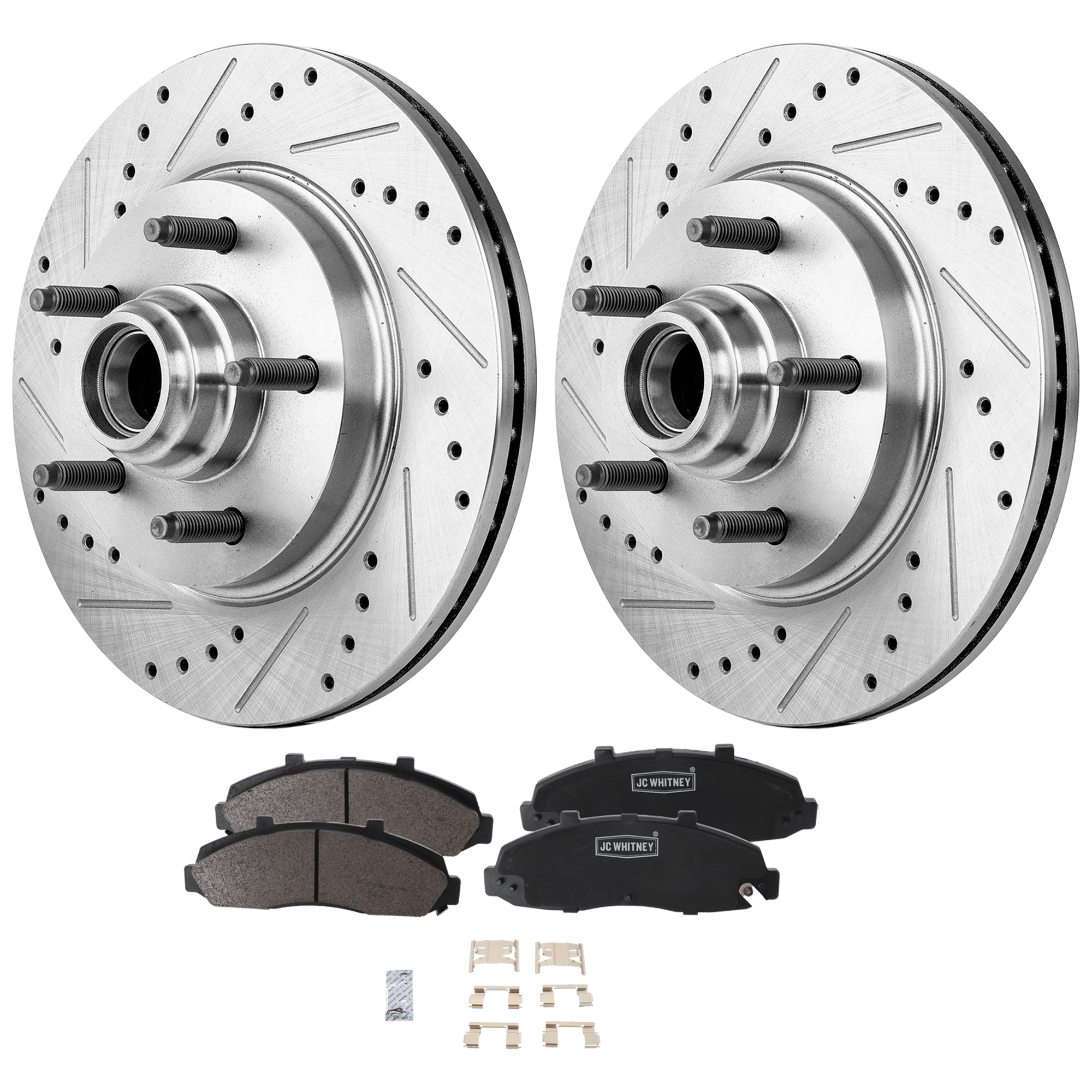 AM BLACKWOOD 02-02 F 150-00-03 FRONT BRAKE DISC AND PAD KIT 2 Wheel Set SKU KIT 102425 GD179 OEM 19913-54092-66997-145310-49229