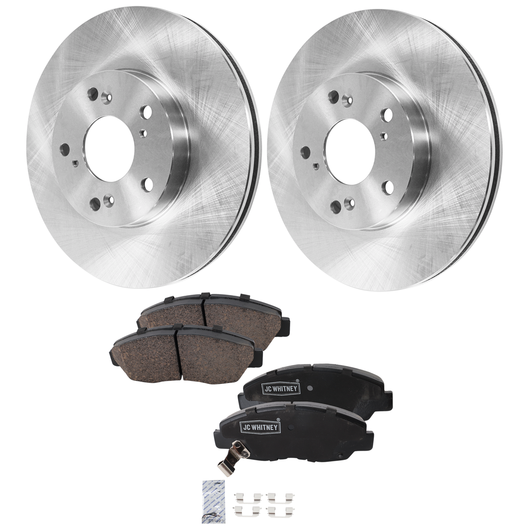 AM ACCORD 98-99 FRONT BRAKE DISC AND PAD KIT 2 Wheel Set SKU KIT 102425 GD220 OEM 45251S87A00-45022S01A01-45022S