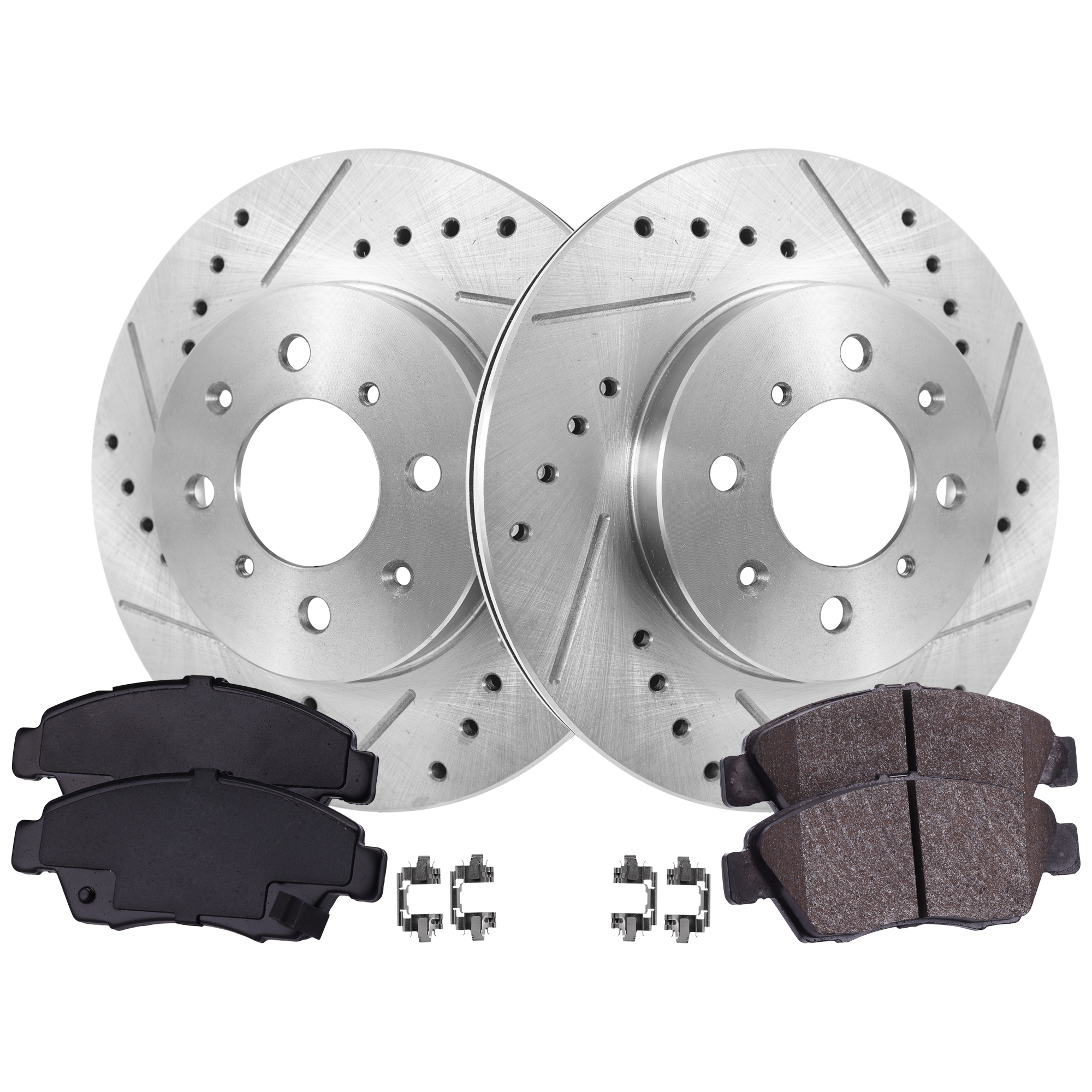 AM CIVIC 93-95 FIT 07-08 FRONT BRAKE DISC AND PAD KIT 2 Wheel Set SKU KIT 102425 GD226 OEM 288-3295-19756-25331-63255-860