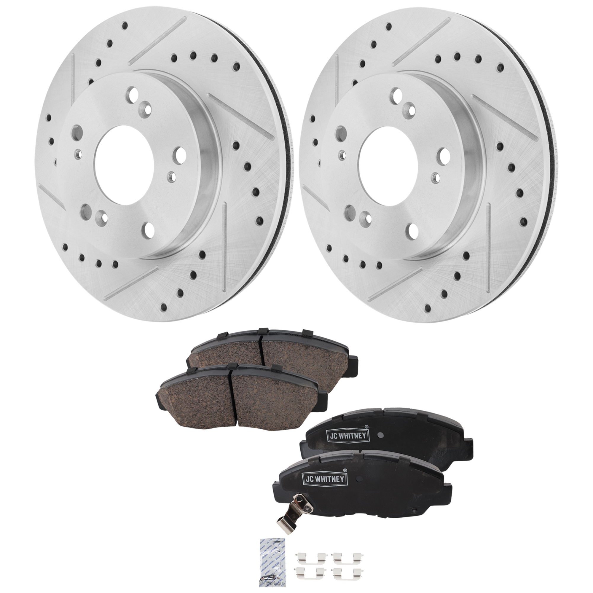AM CIVIC 06-11 FRONT BRAKE DISC AND PAD KIT 2 Wheel Set SKU KIT 102425 GD248 OEM 31311-145397-0832911-0832912-9