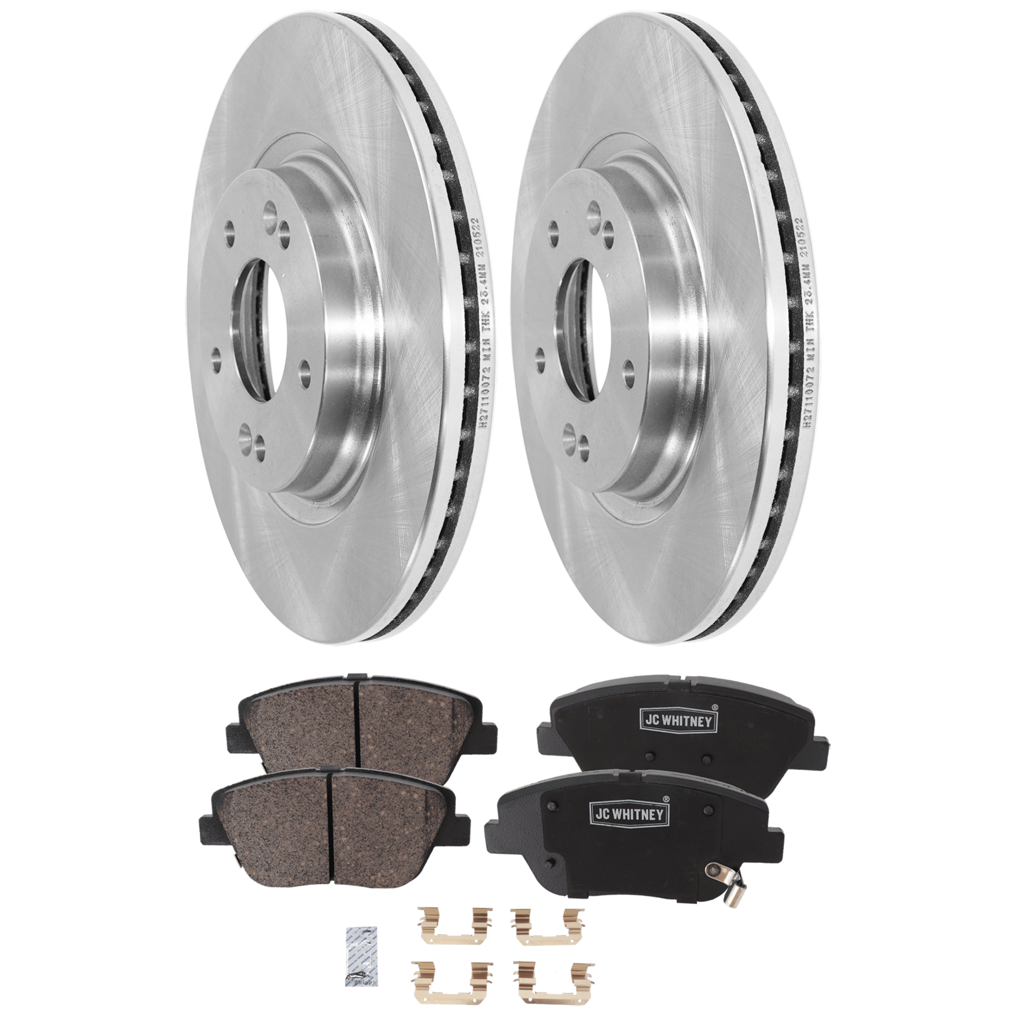 AM OPTIMA 16-16 FRONT BRAKE DISC AND PAD KIT 2 Wheel Set SKU KIT 102425 GD249 OEM 51712C2000-581013QA10-581013QA