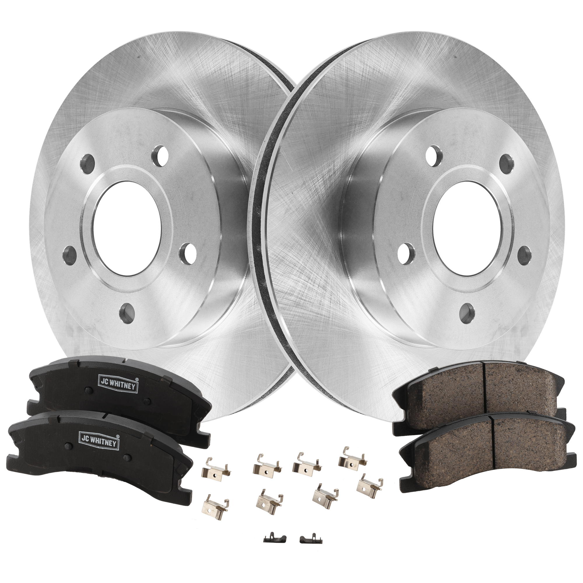 AM GRAND CHEROKEE 99-04 FRONT BRAKE DISC AND PAD KIT 2 Wheel Set SKU KIT 102425 GD285 OEM 52098672-5093183AA 5093183AB