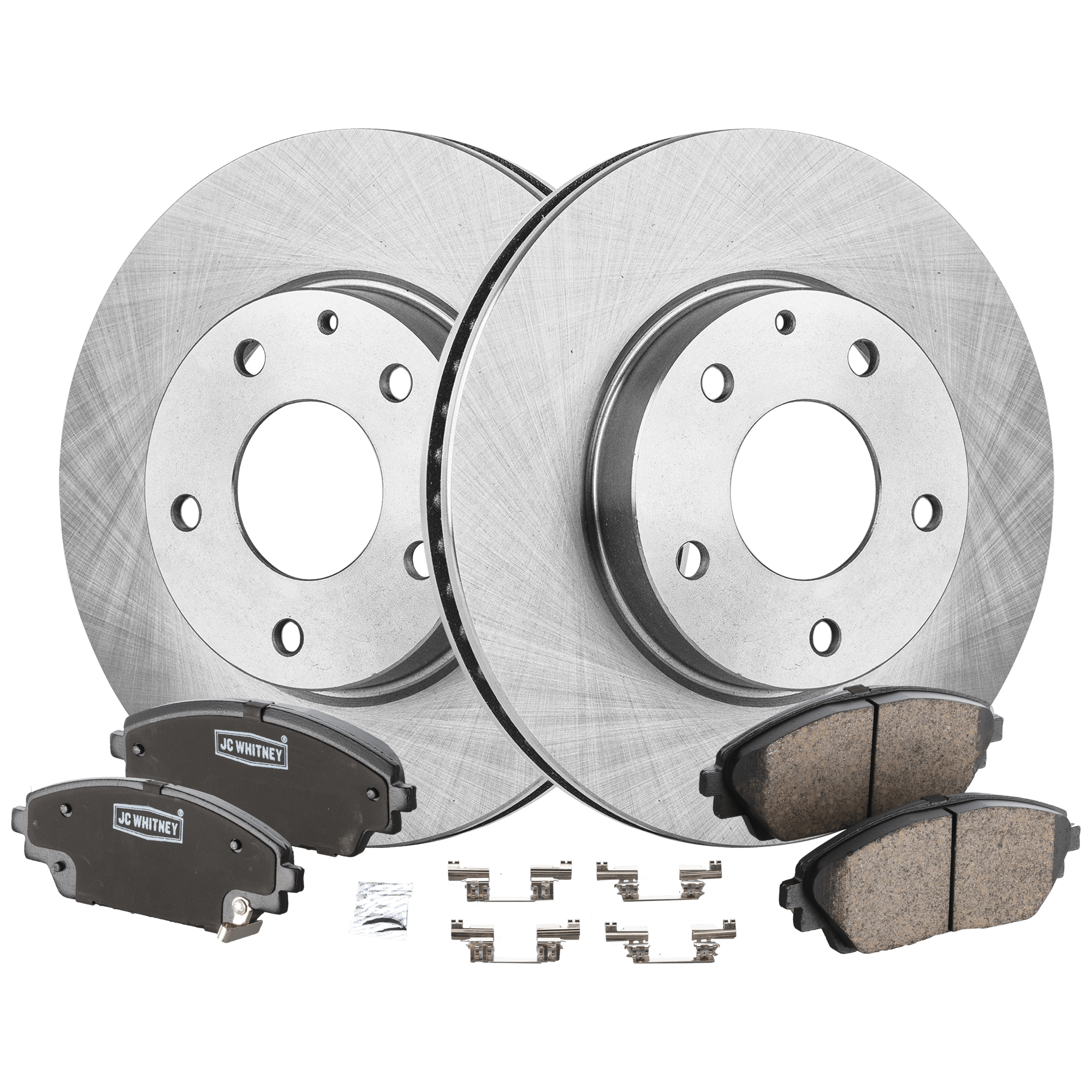 AM CX 3-16-21 FRONT BRAKE DISC AND PAD KIT 2 Wheel Set SKU KIT 102425 GD320 OEM B45A33251A B4Y03328ZA B4Y03328