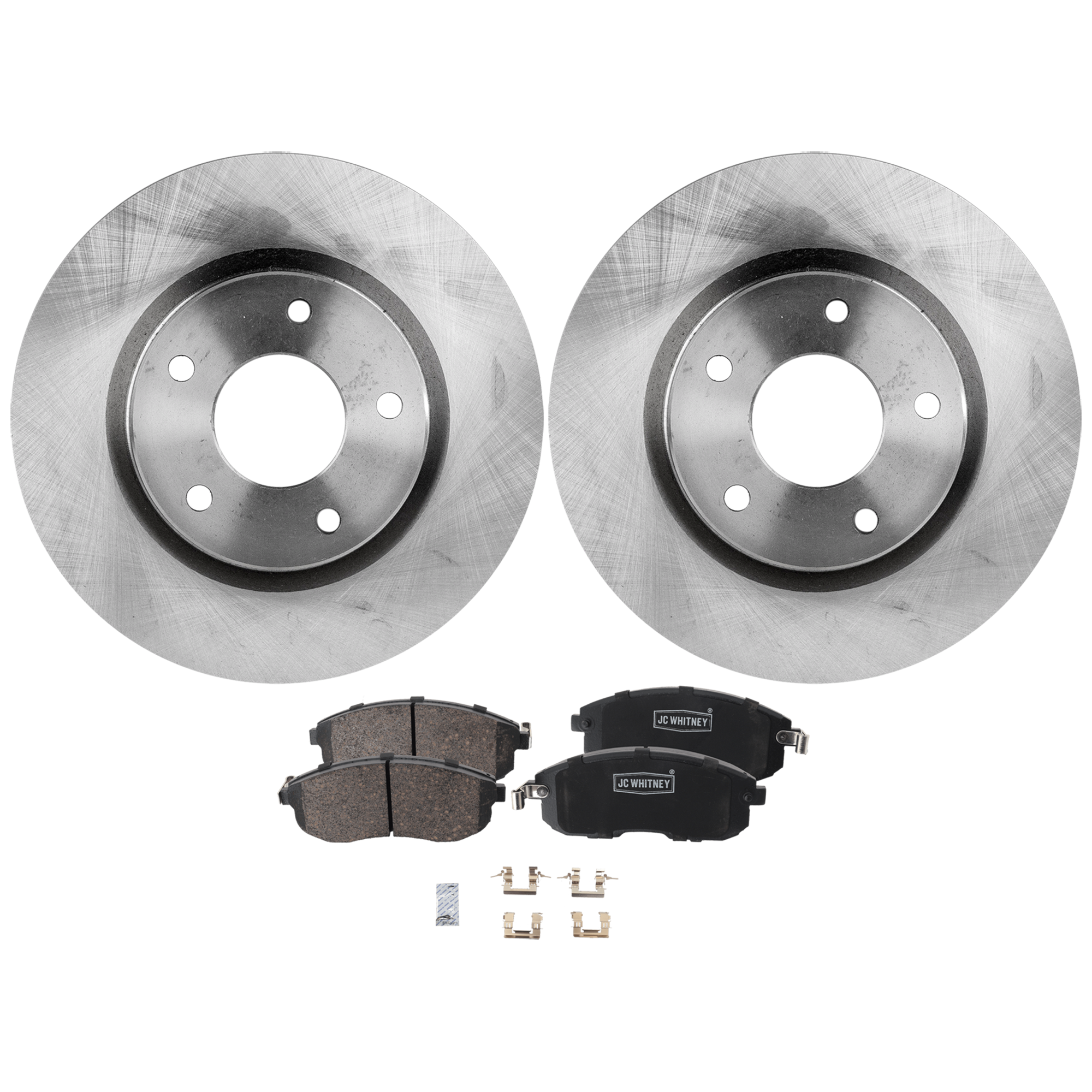 AM SENTRA 14-19 FRONT BRAKE DISC AND PAD KIT 2 Wheel Set SKU KIT 102425 GD345 OEM 44767-0833547-850374-60067064