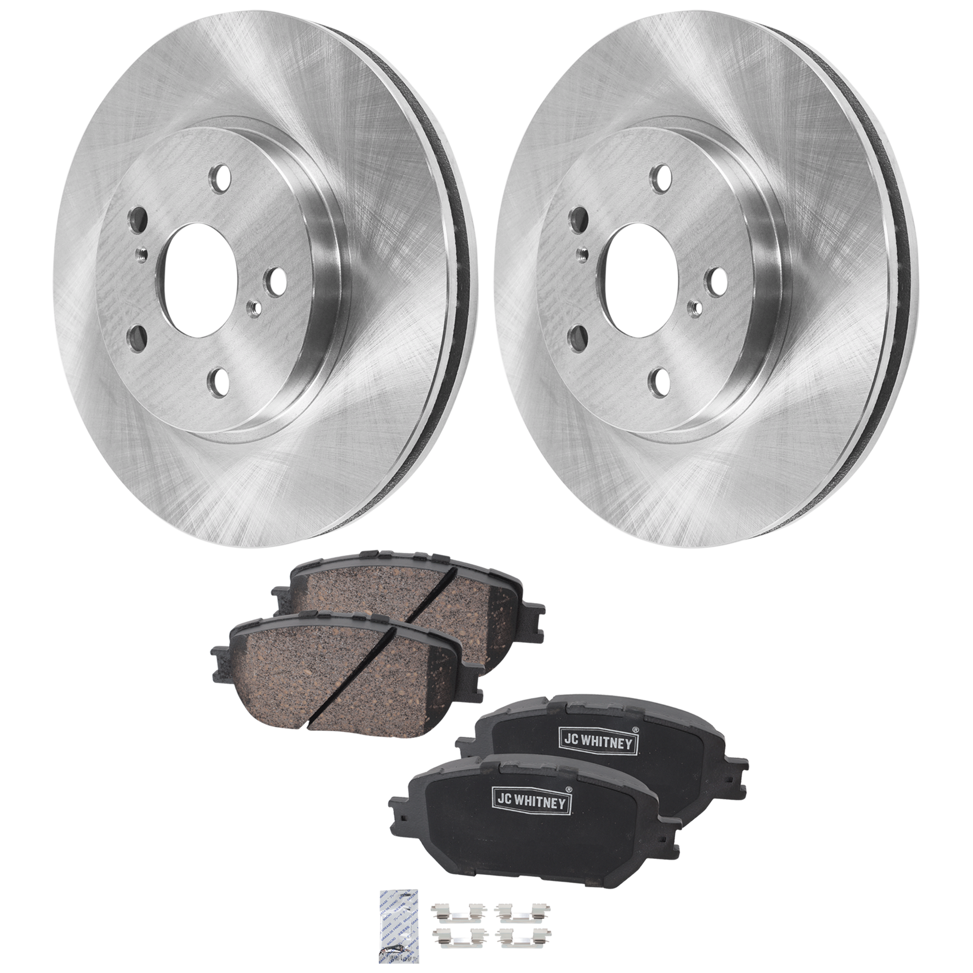 AM IS250-09-15 FRONT BRAKE DISC AND PAD KIT 2 Wheel Set SKU KIT 102425 GD378 OEM 4351233100-4351228180-43512281