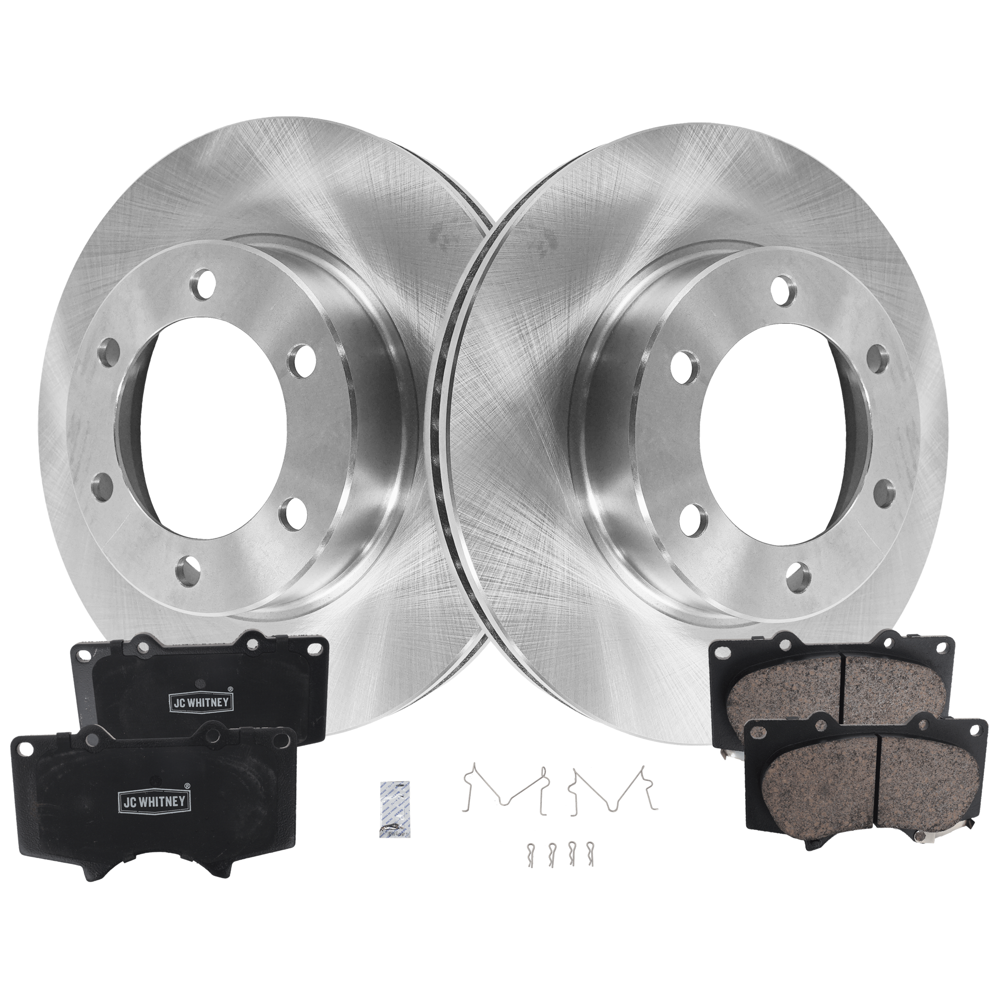 AM SEQUOIA 03-07 FRONT BRAKE DISC AND PAD KIT 2 Wheel Set SKU KIT 102425 GD405 OEM 435120C010-435120C011-04465040