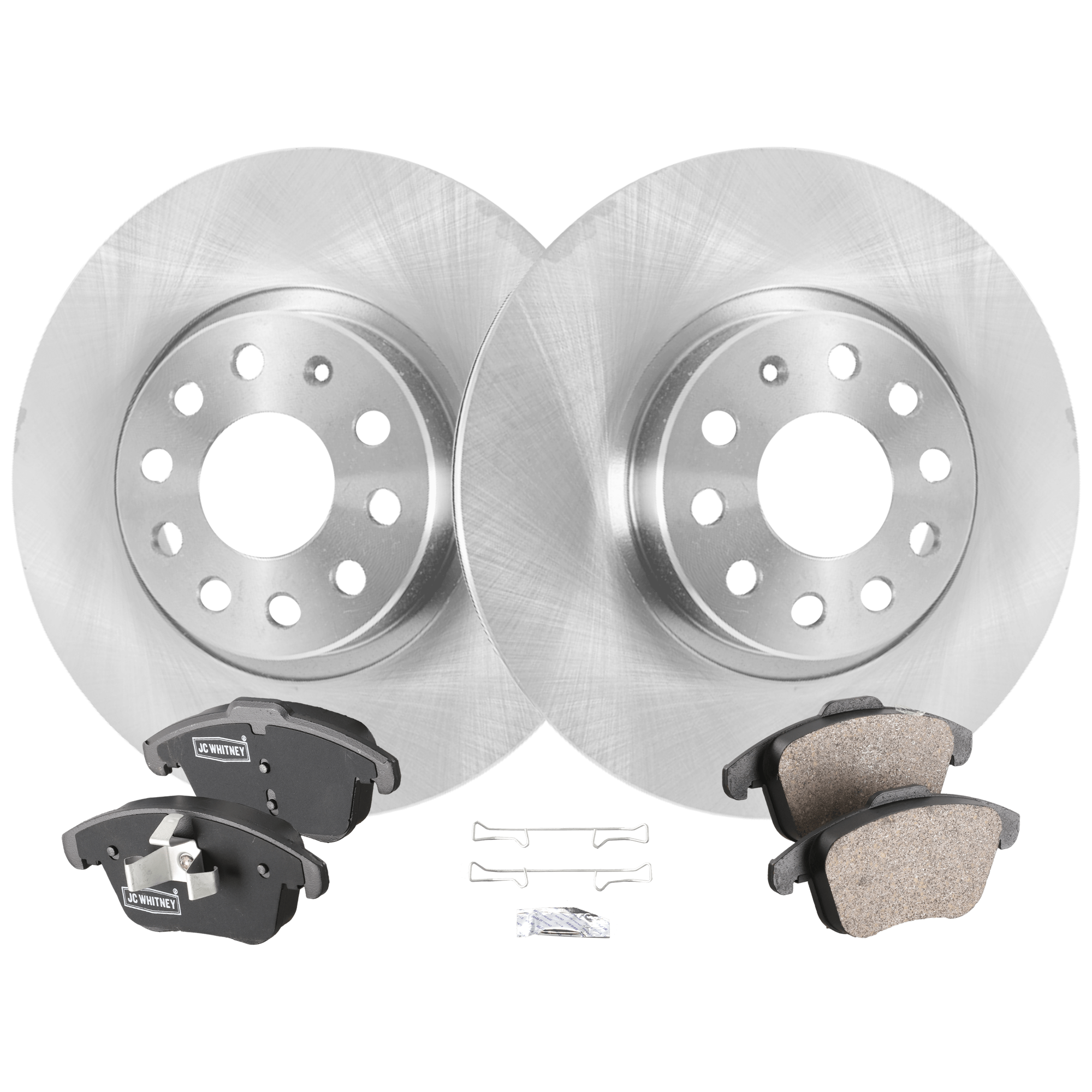 AM PASSAT 14-20 FRONT BRAKE DISC AND PAD KIT 2 Wheel Set SKU KIT 102425 GD417 OEM 1K0615301AA 5N0698151-5N069815
