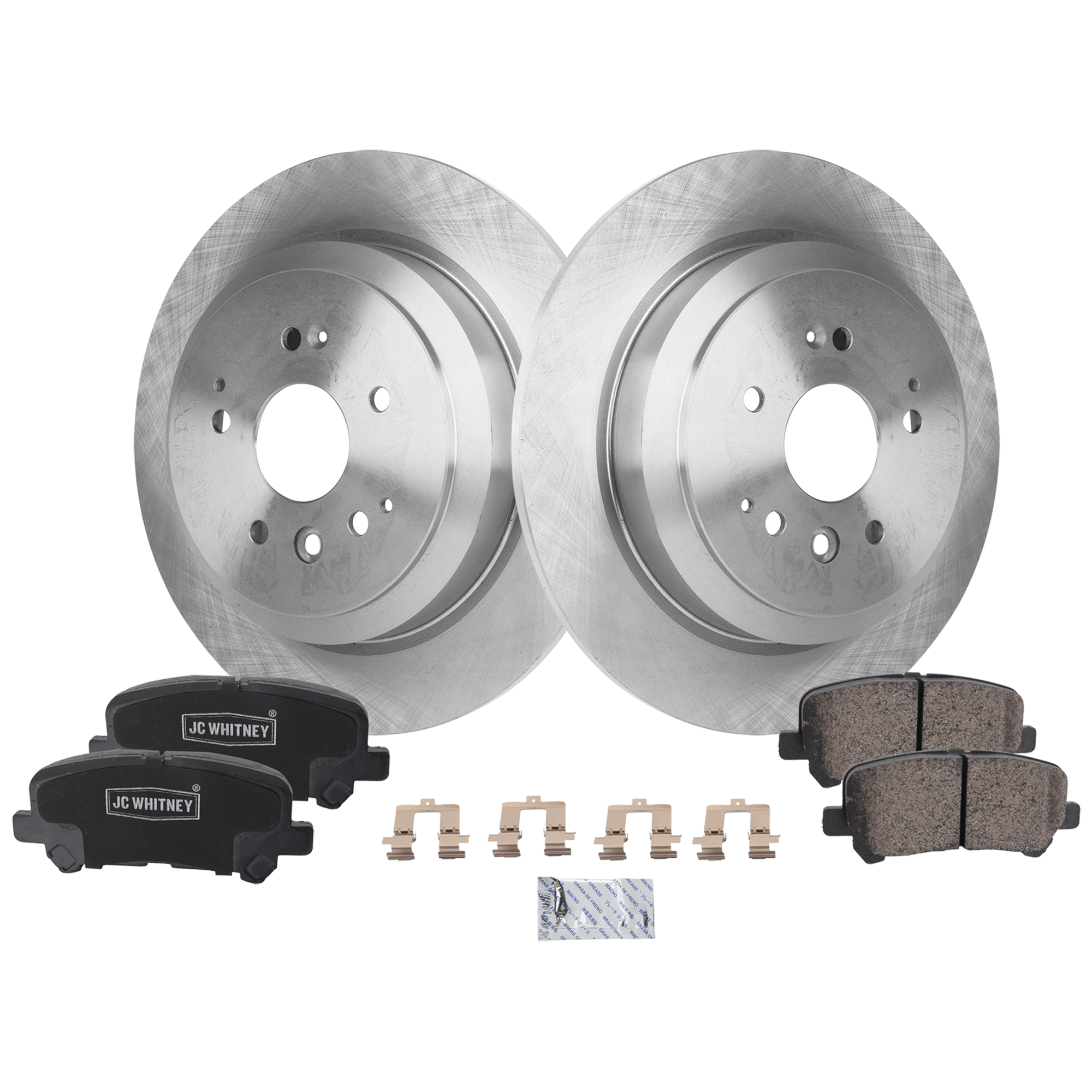 AM MDX 15-16 REAR BRAKE DISC AND PAD KIT 2 Wheel Set SKU KIT 102425 GD447 OEM 45697-0833595-850454-981064-12