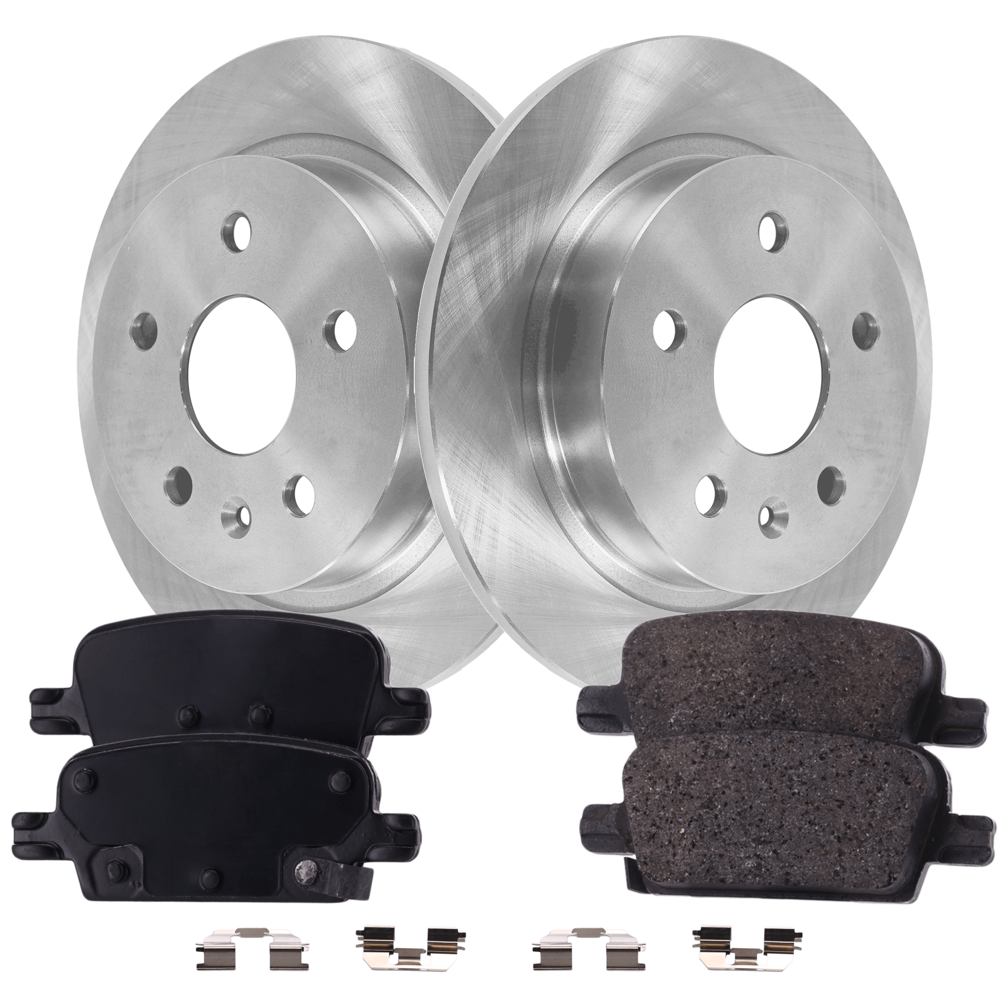 AM MALIBU 16-16 REAR BRAKE DISC AND PAD KIT 2 Wheel Set SKU KIT 102425 GD464 OEM 13501302-13501313-13501289-135