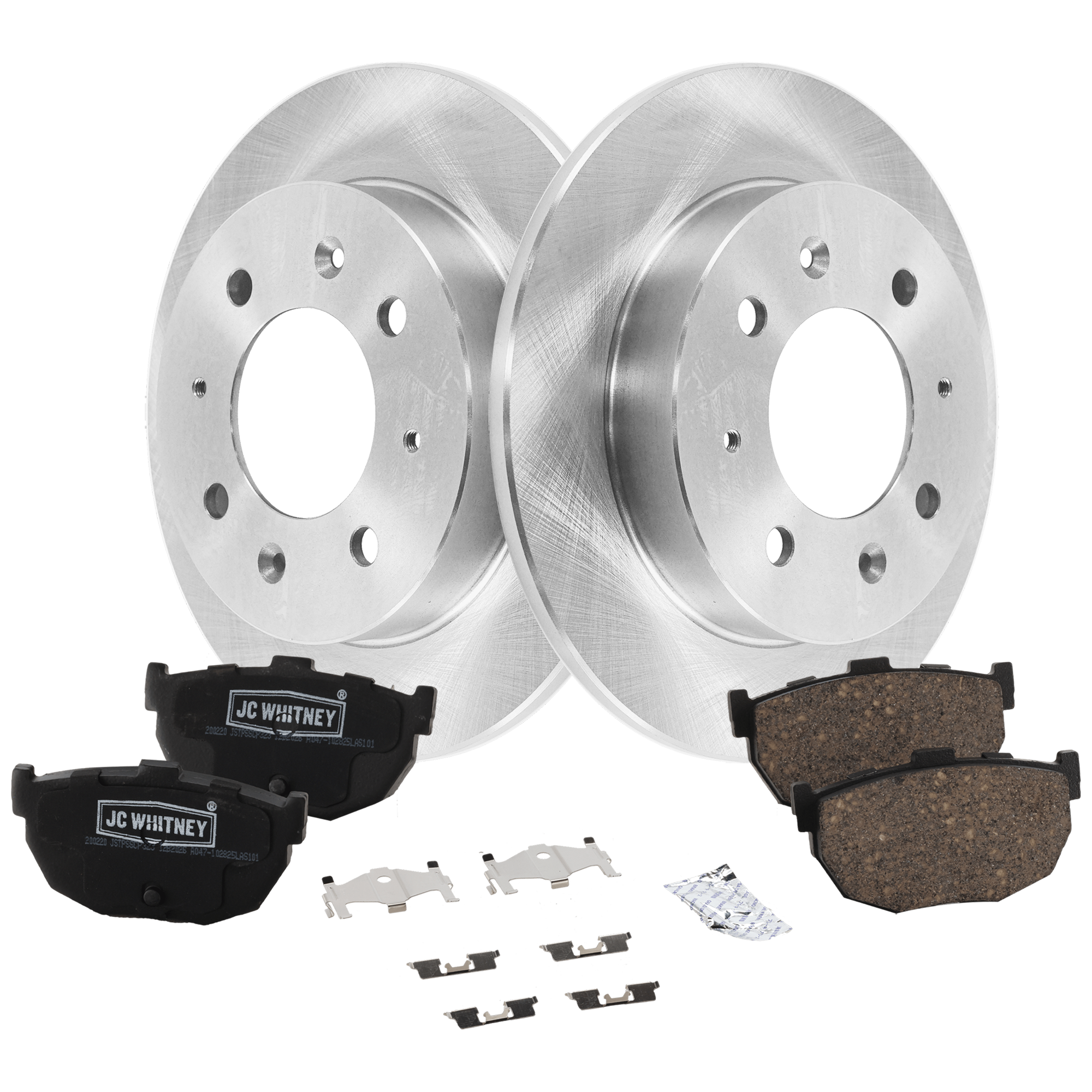 AM SPECTRA 04-09 REAR BRAKE DISC AND PAD KIT 2 Wheel Set SKU KIT 102425 GD590 OEM 584112F100-584112F300-4406008E