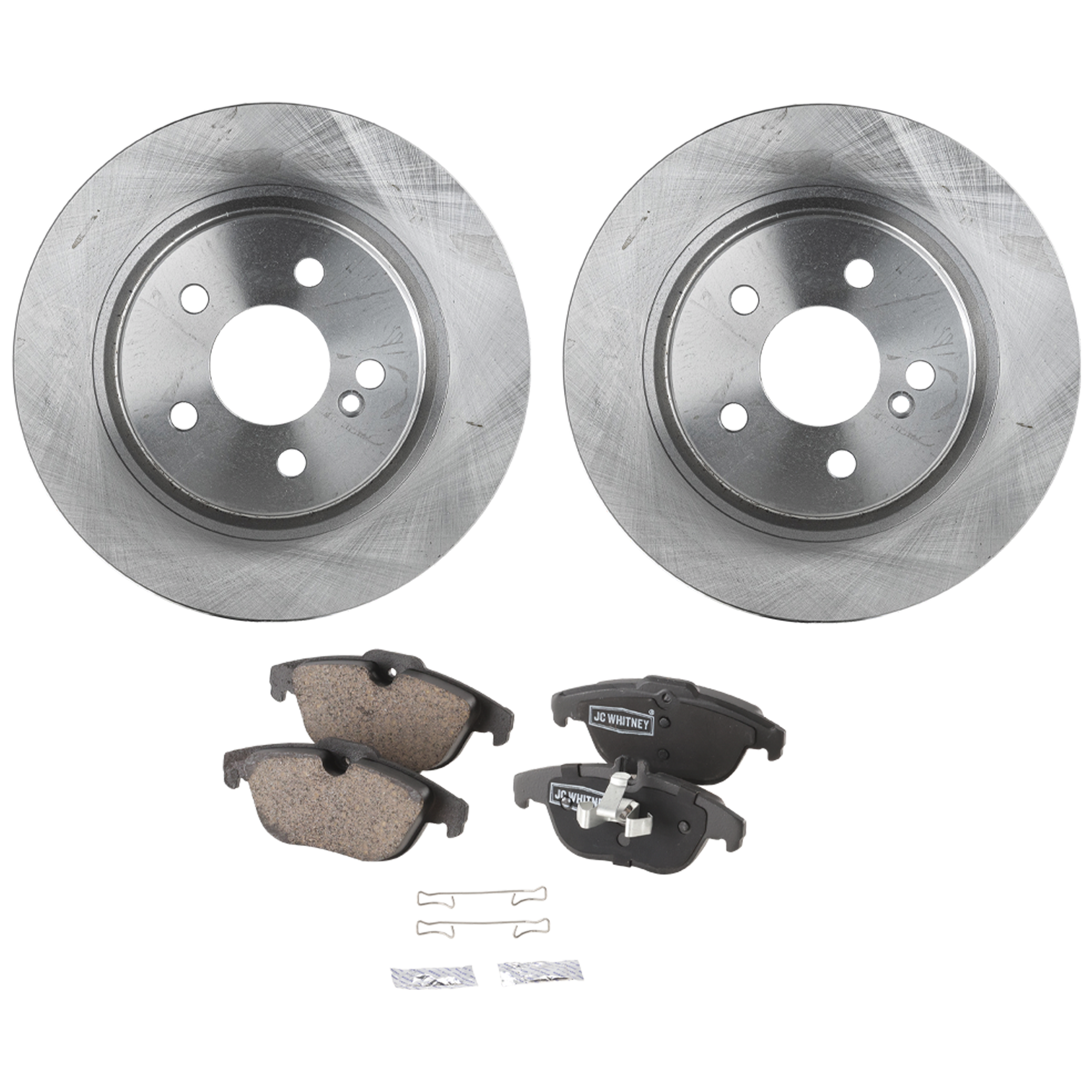 AM E550-10-17 C350-08-15 REAR BRAKE DISC AND PAD KIT 2 Wheel Set SKU KIT 102425 GD598 OEM 45482-850440-60063089-45482G 9