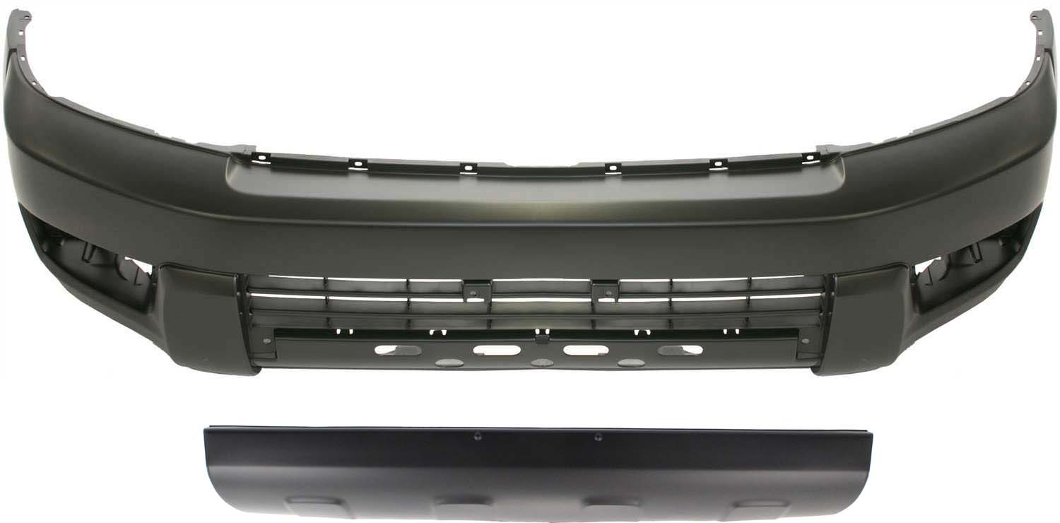 AM 4RUNNER 03-05 FRONT BUMPER COVER 2 pc Kit with Lower Panel SKU KIT 102517-21 Partslink TO1000260 TO1095198 TO1095193 OEM 5211935901-5390135150F0-539013
