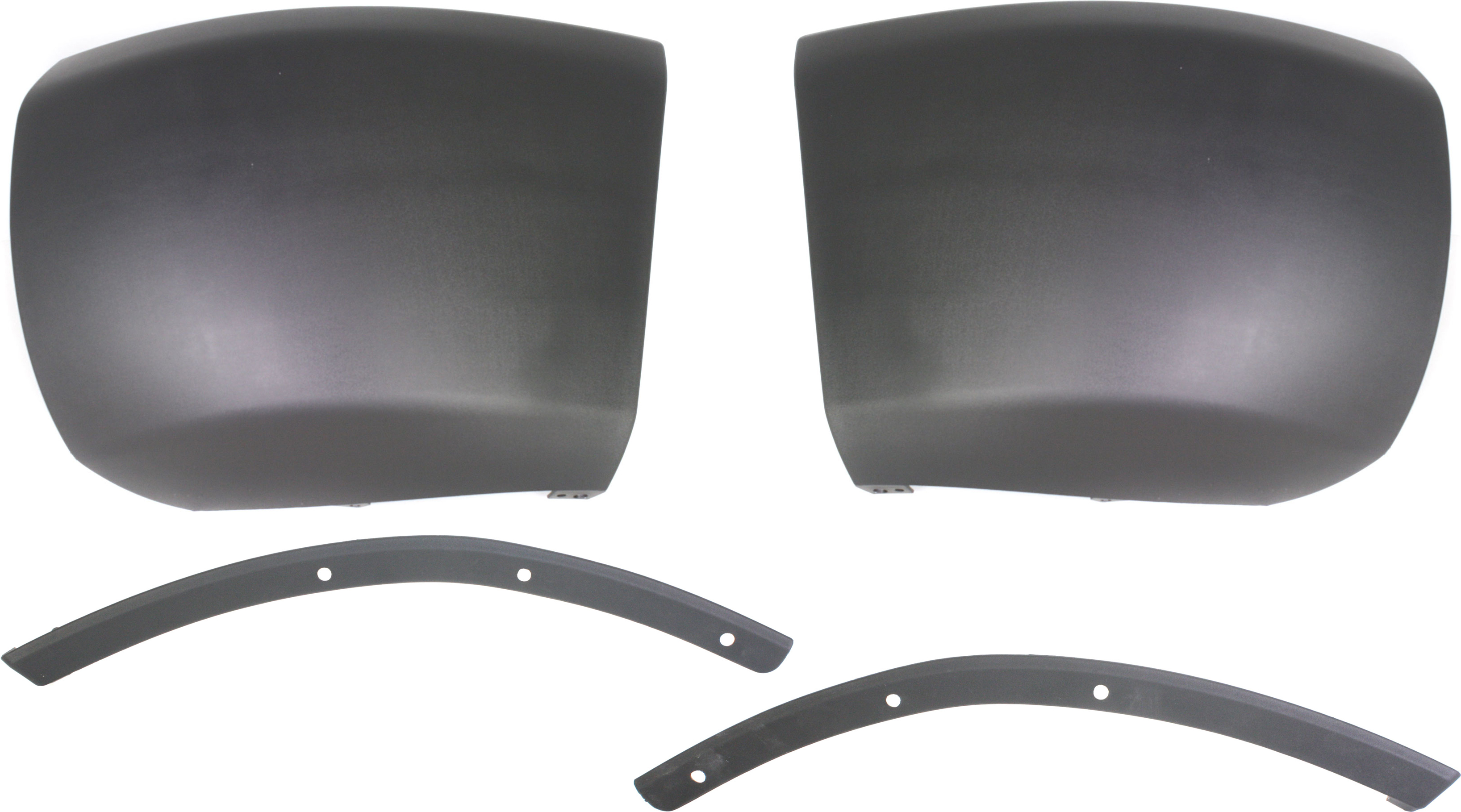 AM SILVERADO 1500-07-13 AUTO BODY REPAIR 4 pc Kit Front with Bumper Filler and Bumper End SKU KIT 102517-32 Partslink GM1005146 GM1004146 GM1088172 GM1089172 OEM 15838398-15838397-15131292-151