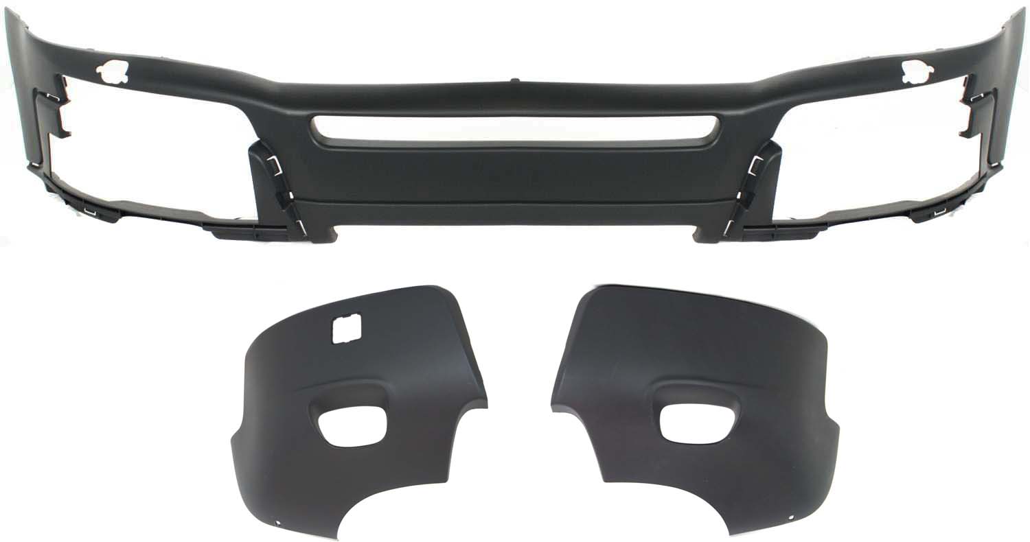 AM XC90-03-06 FRONT BUMPER COVER 3 pc Kit with Bumper Ends SKU KIT 102517-37 Partslink VO1000186 VO1016101 VO1017101 OEM 399893841-86269560-86483351