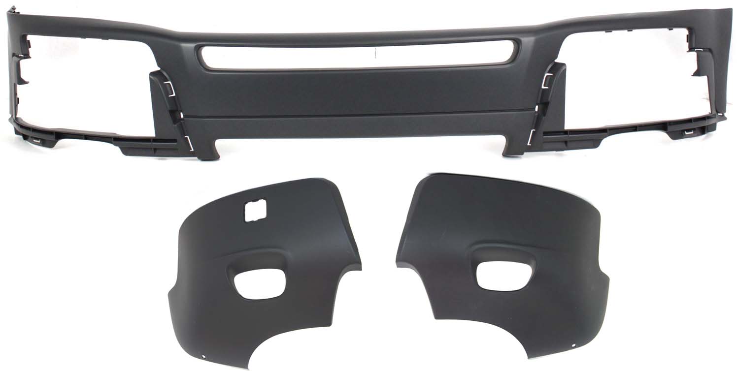 AM XC90-03-06 FRONT BUMPER COVER 3 pc Kit with Bumper Ends SKU KIT 102517-38 Partslink VO1000185 VO1016101 VO1017101 OEM 399745470-86269560-86483351