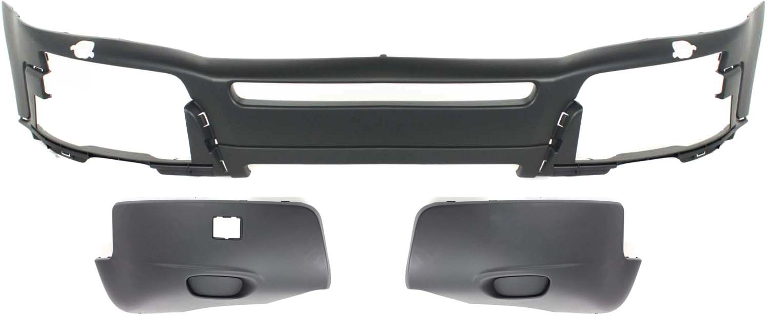 AM XC90-03-06 FRONT BUMPER COVER 3 pc Kit with Bumper Ends SKU KIT 102517-39 Partslink VO1000186 VO1016100 VO1017100 OEM 399893841-86483369-86483377