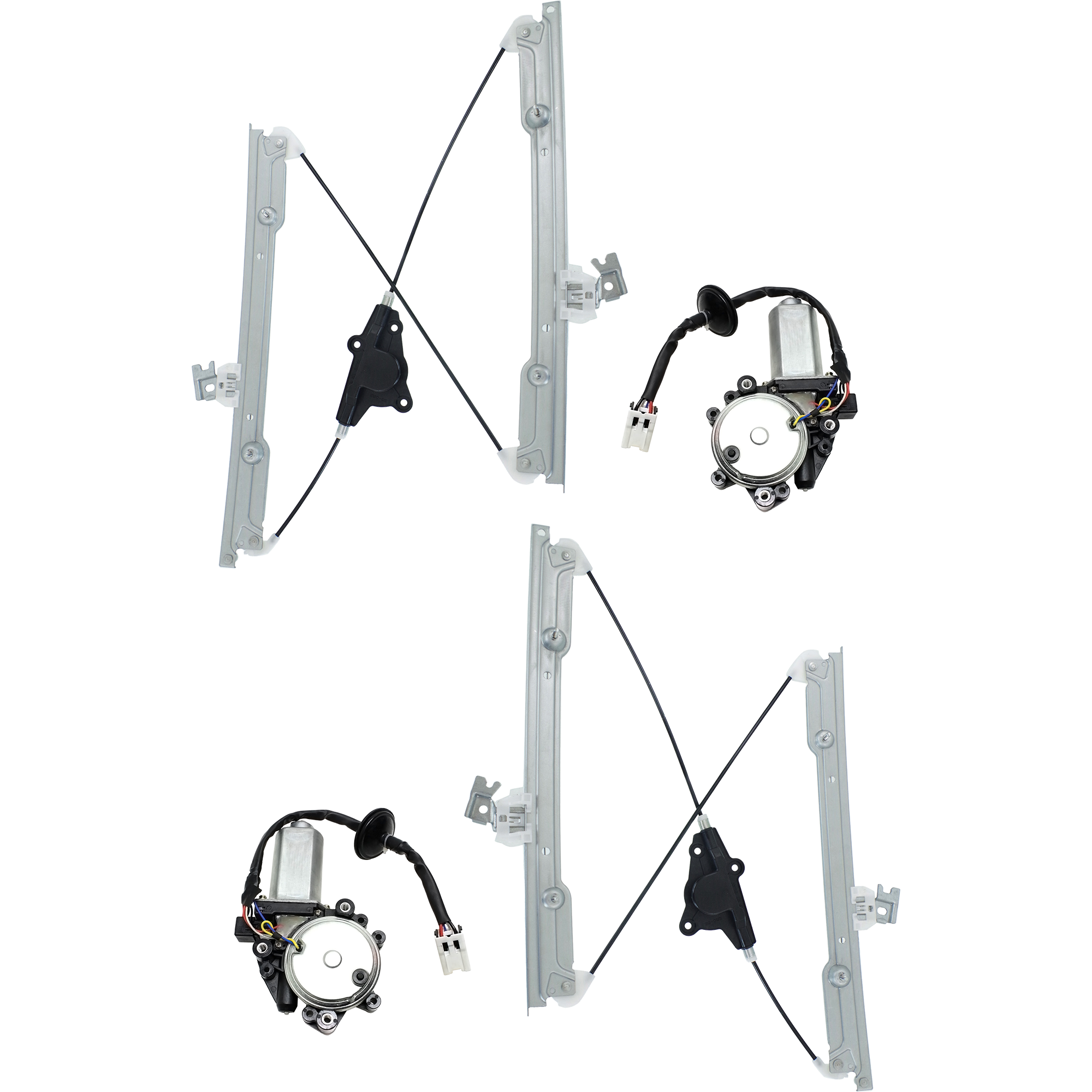 AM MAXIMA 04-08 WINDOW REGULATOR Set of 4 Front RH and LH with Window Motor SKU KIT 102617-55 OEM 807207Y000-807217Y000-807307Y0