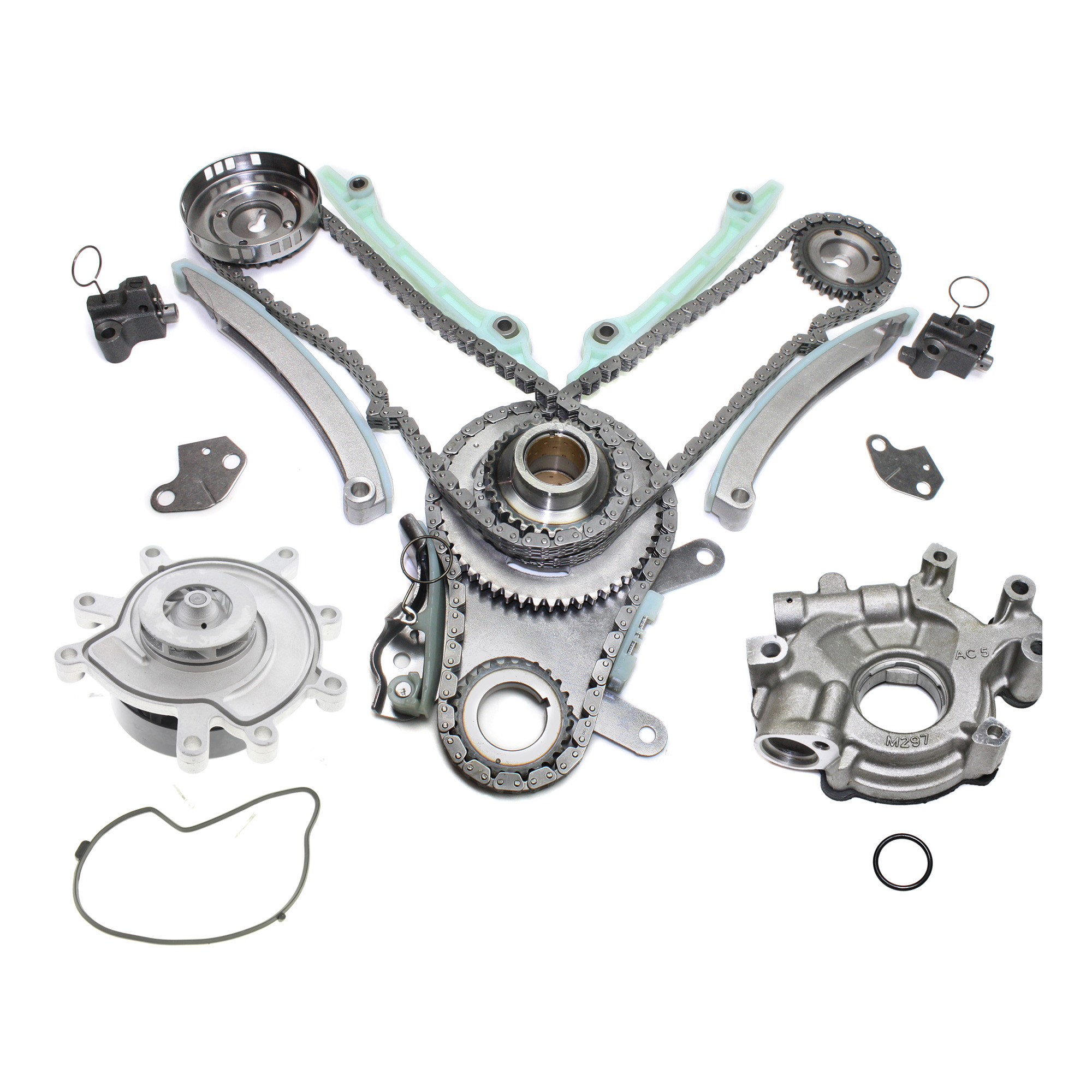 AM RAM 1500-03-04 TIMING CHAIN KIT SOHC 4.7L Engine 3 pc kit w Oil Pump and Water Pump SKU KIT 102713-62 OEM 90393SD 53020827-20434-39240-4
