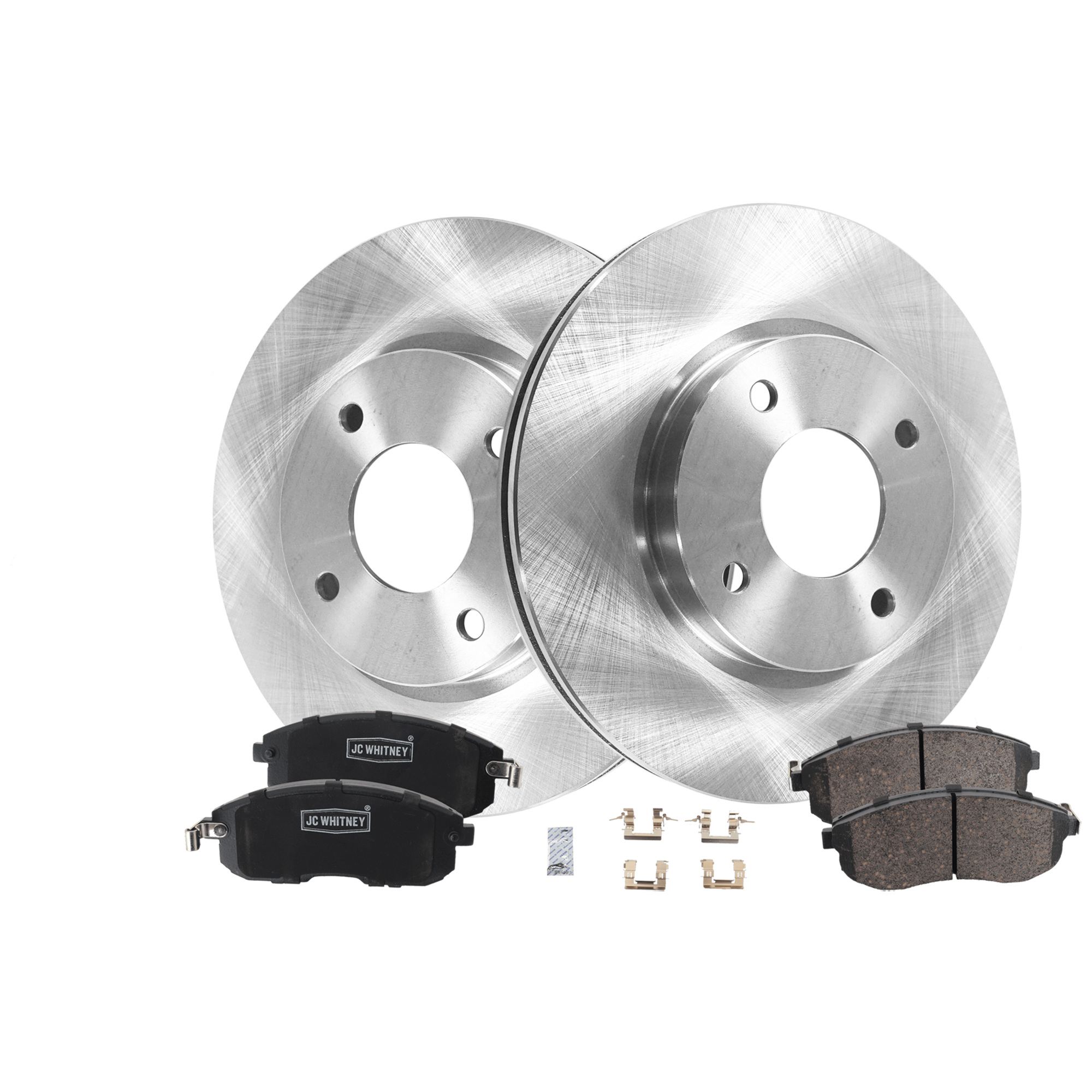 AM SENTRA 11-12 CUBE 14-14 FRONT BRAKE DISC AND PAD KIT 2 Wheel Set Plain Surface Vented 4 Lugs SKU KIT 103125 GD119 OEM 40206ET00A 40206ET00C 40206ET0