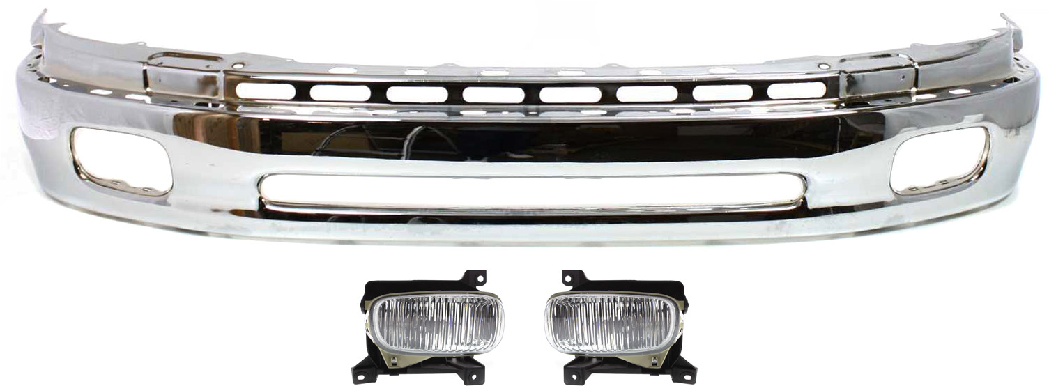AM TUNDRA 00-06 FRONT BUMPER Lower 3 pc kit with Fog Lights SKU KIT 110217-03 Partslink TO1002170 TO2592102 TO2593102 OEM 521010C020-812200C010-812100C0