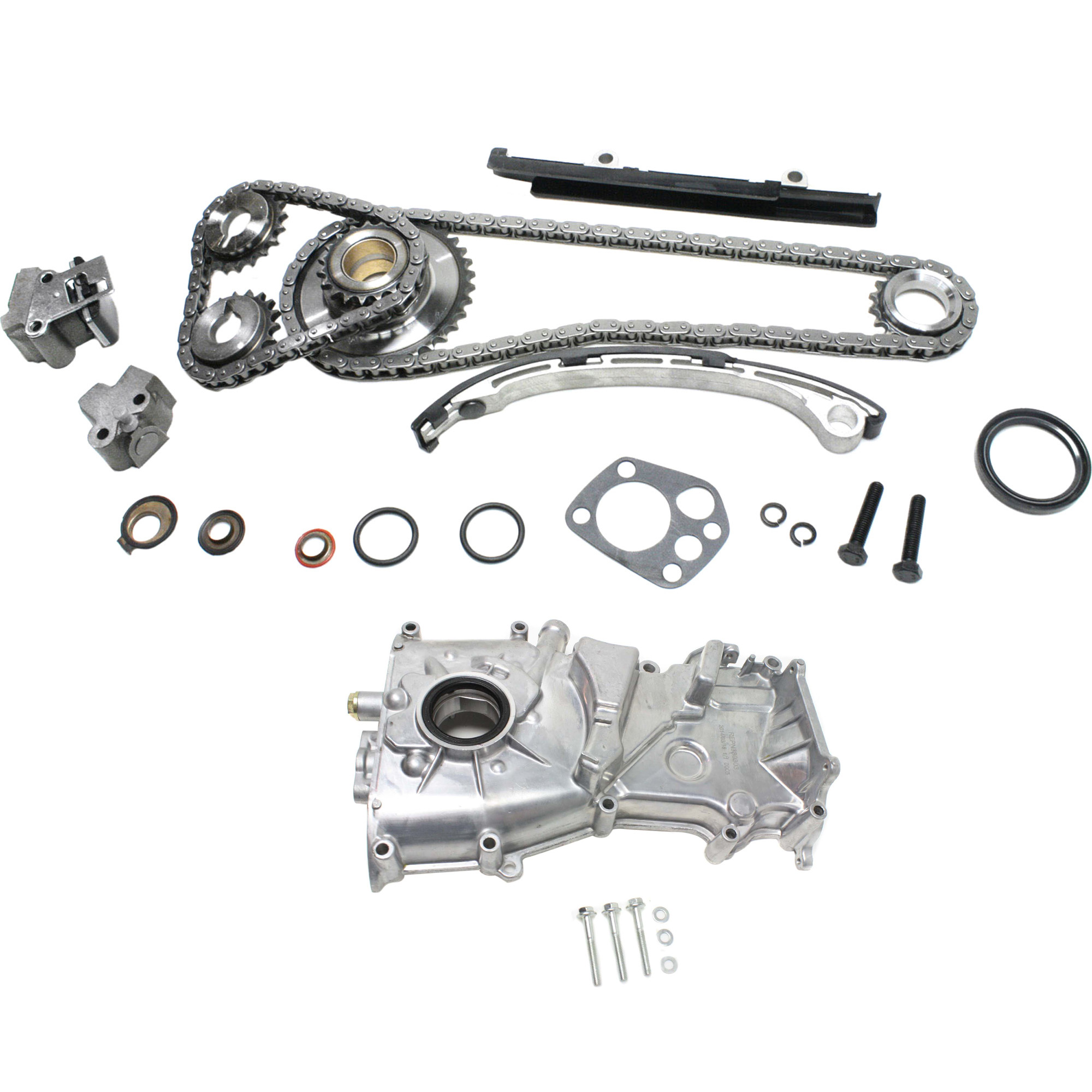 AM ALTIMA 98-01 TIMING CHAIN KIT with Gears with Oil Pump 4 Cyl 2.4L DOHC eng. SKU KIT 110713-02