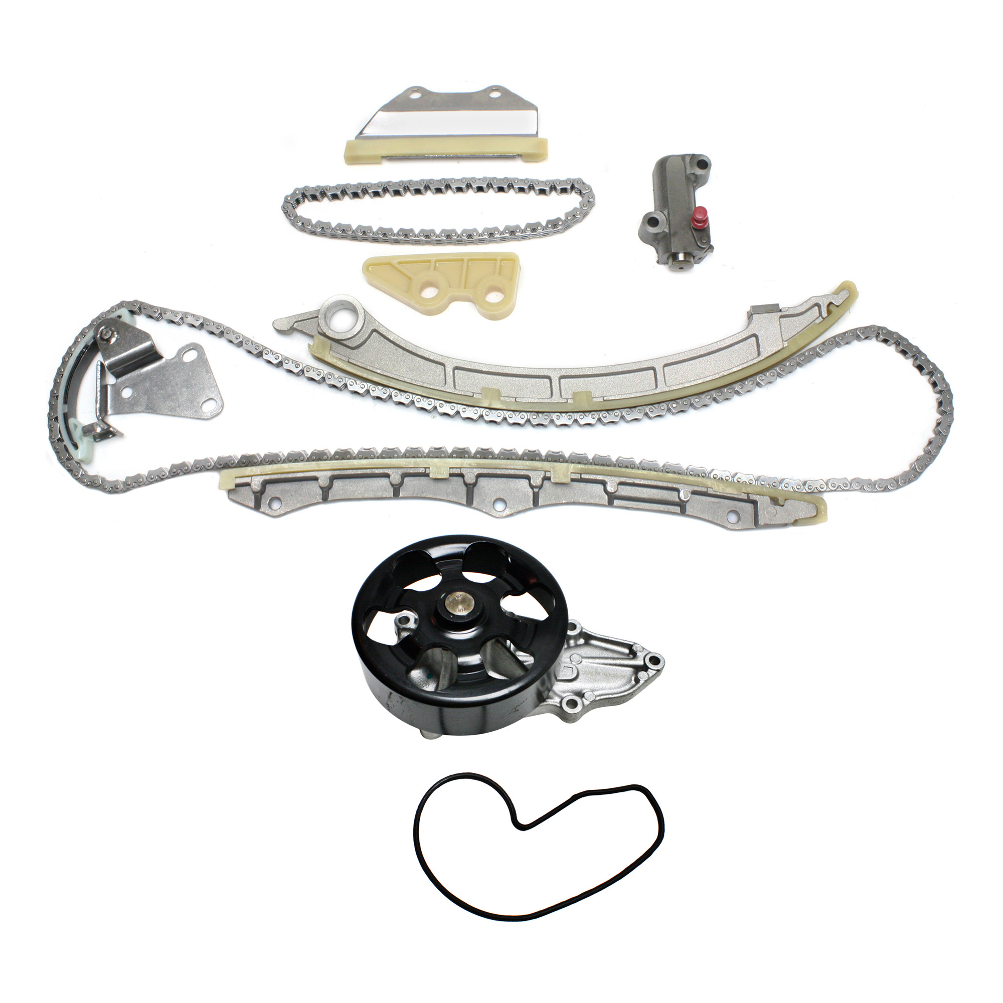 AM ACCORD 03-07 ELEMENT 03-11 TIMING CHAIN KIT DOHC 2.4L Engine 2 pc kit w Water Pump SKU KIT 110713-05 OEM 20811-29313-41183-43544-97241